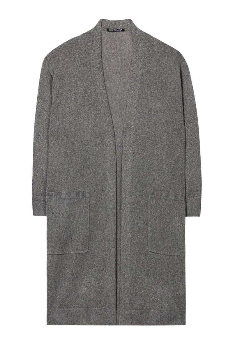 Dames vest bruin