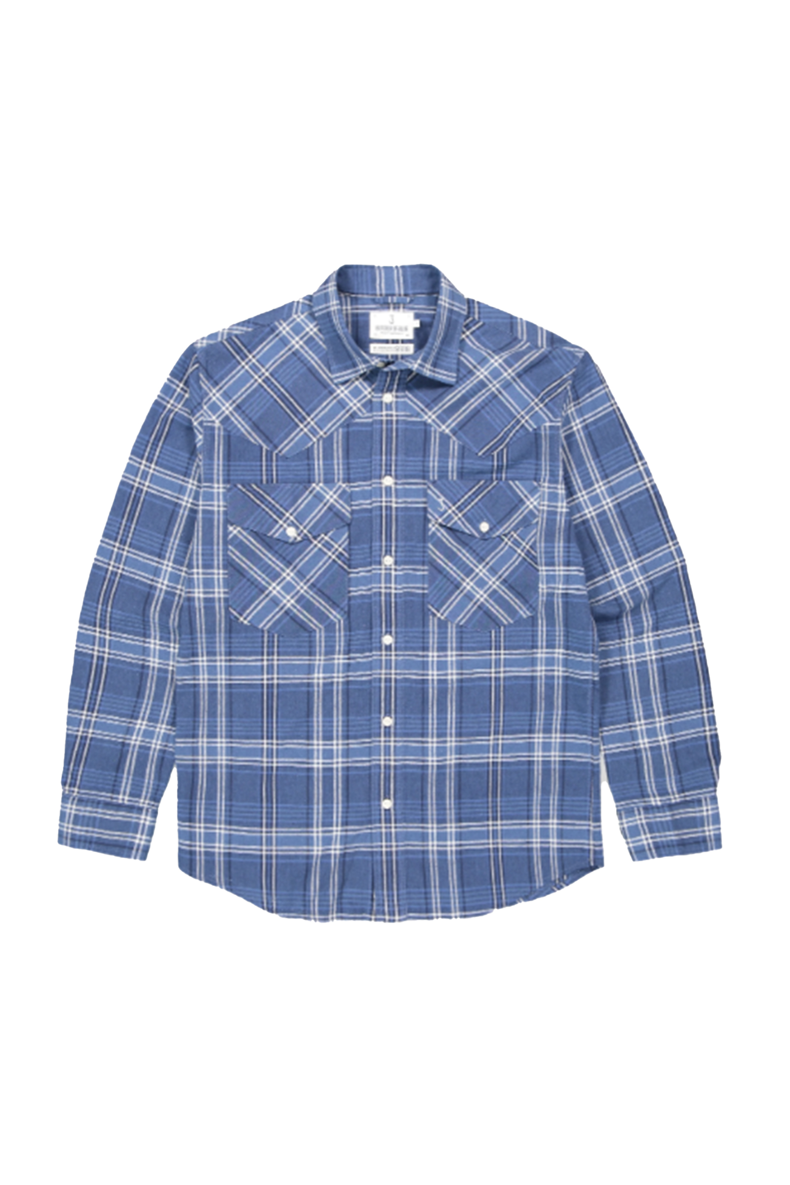 Heren overhemd lm casual blauw