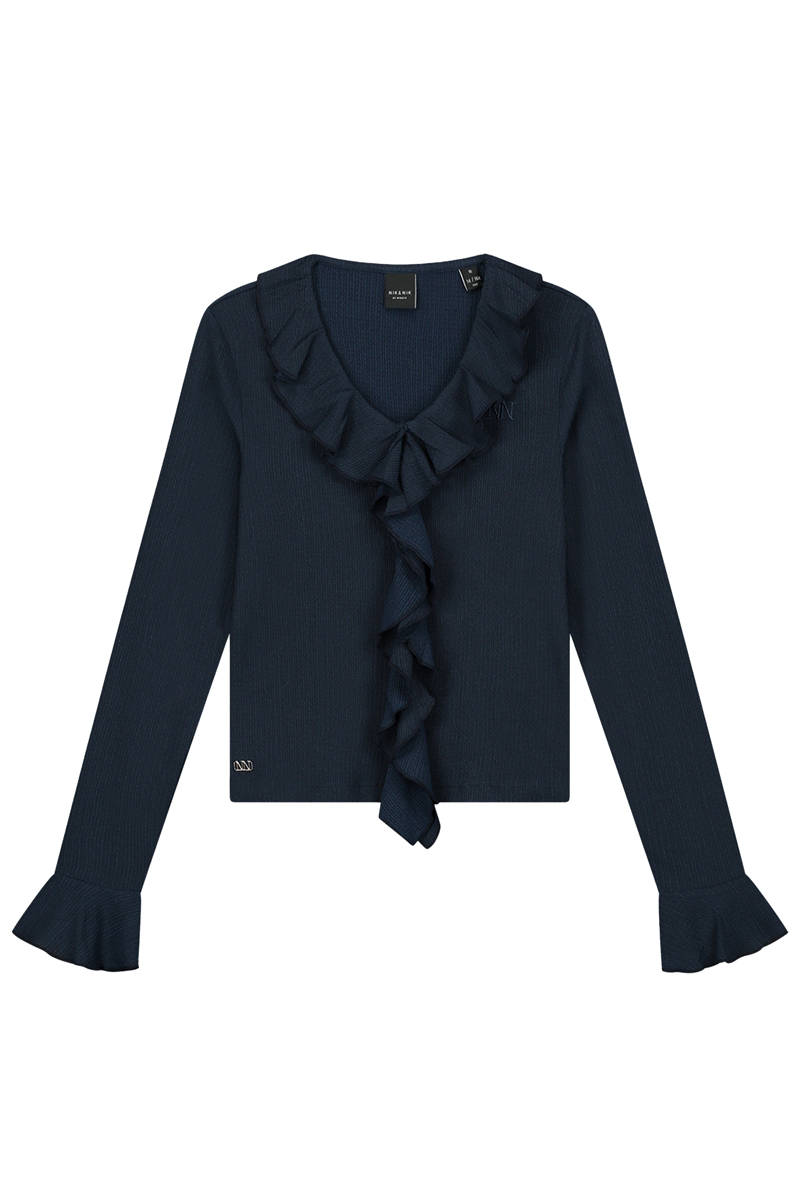 Meisjes top blauw