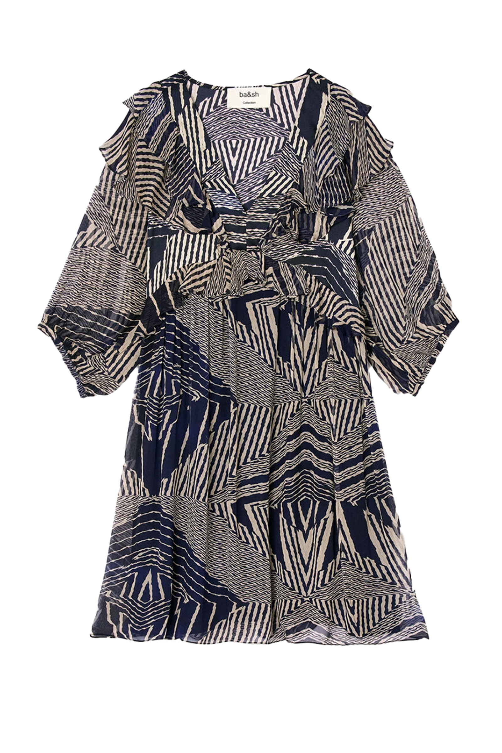 Dames jurk blauw
