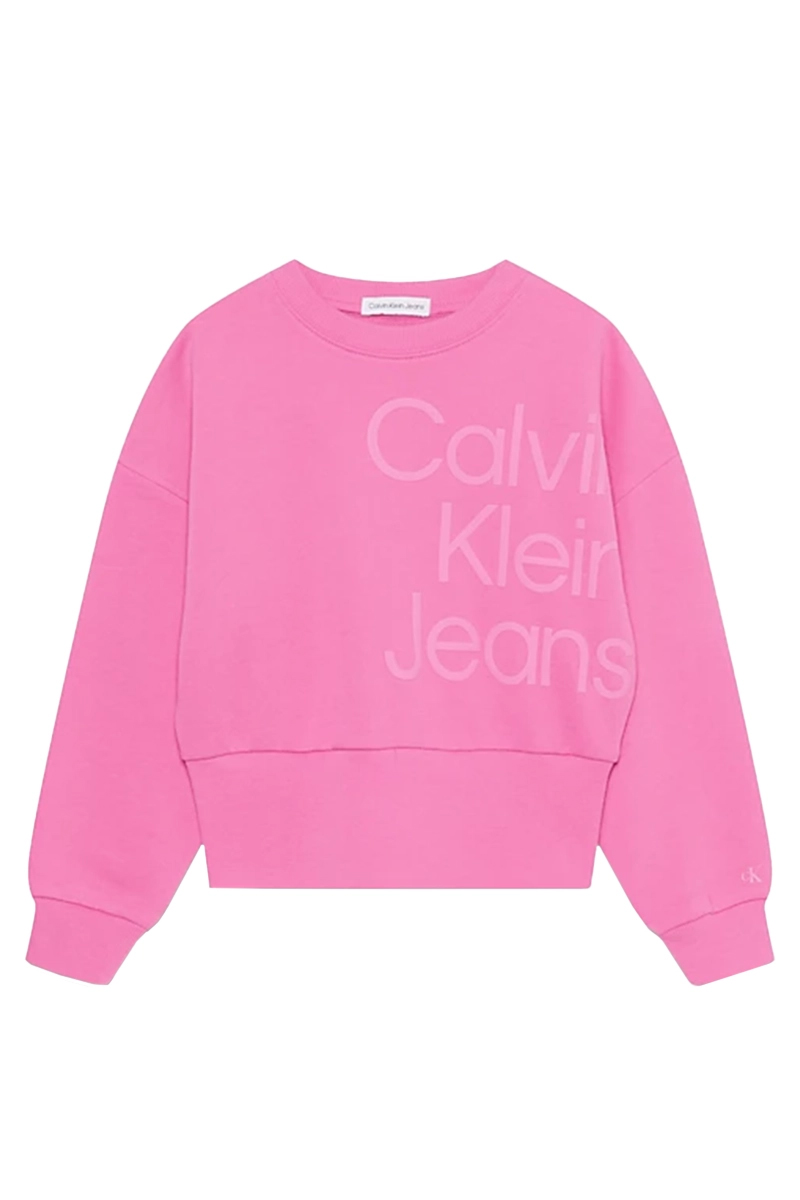 Calvin Klein Puff hero logo cn sweatshirt Rose-1 1