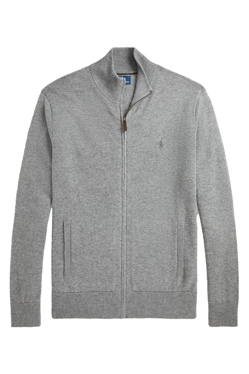 Heren vest grijs