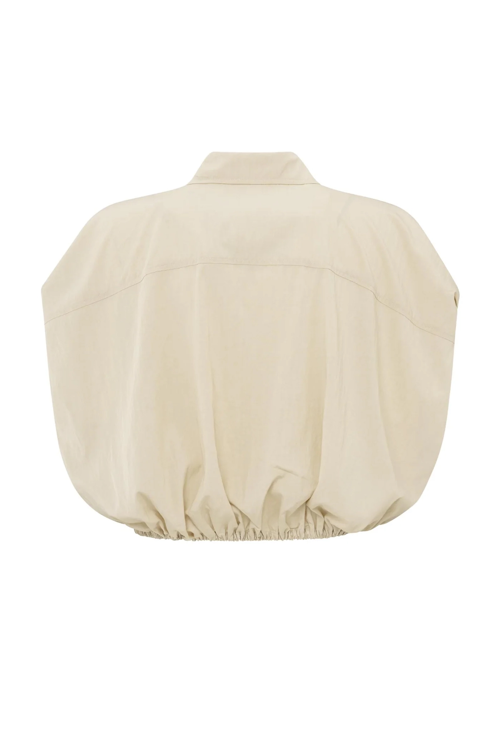 Yaya Sleeveless blouse with elastic SUMMER SAND 3