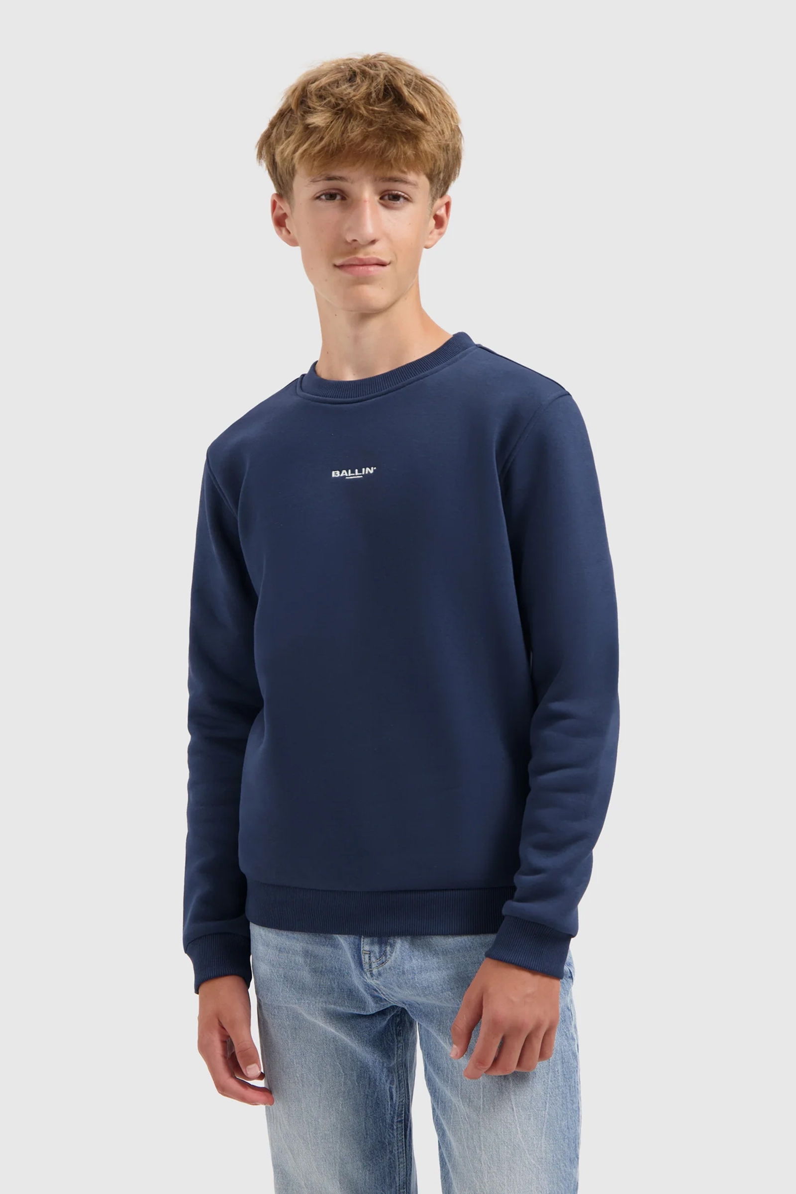 Jongens sweater blauw