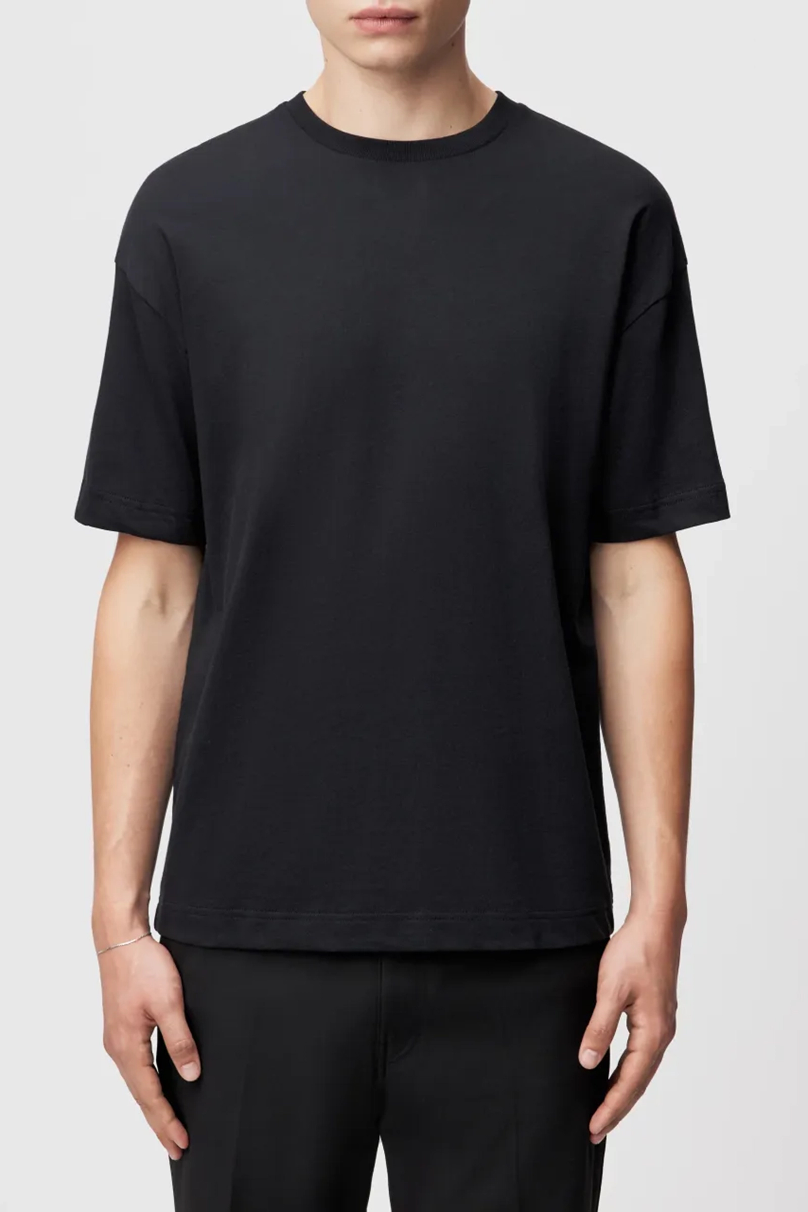 Heren t-shirt kortemouw zwart