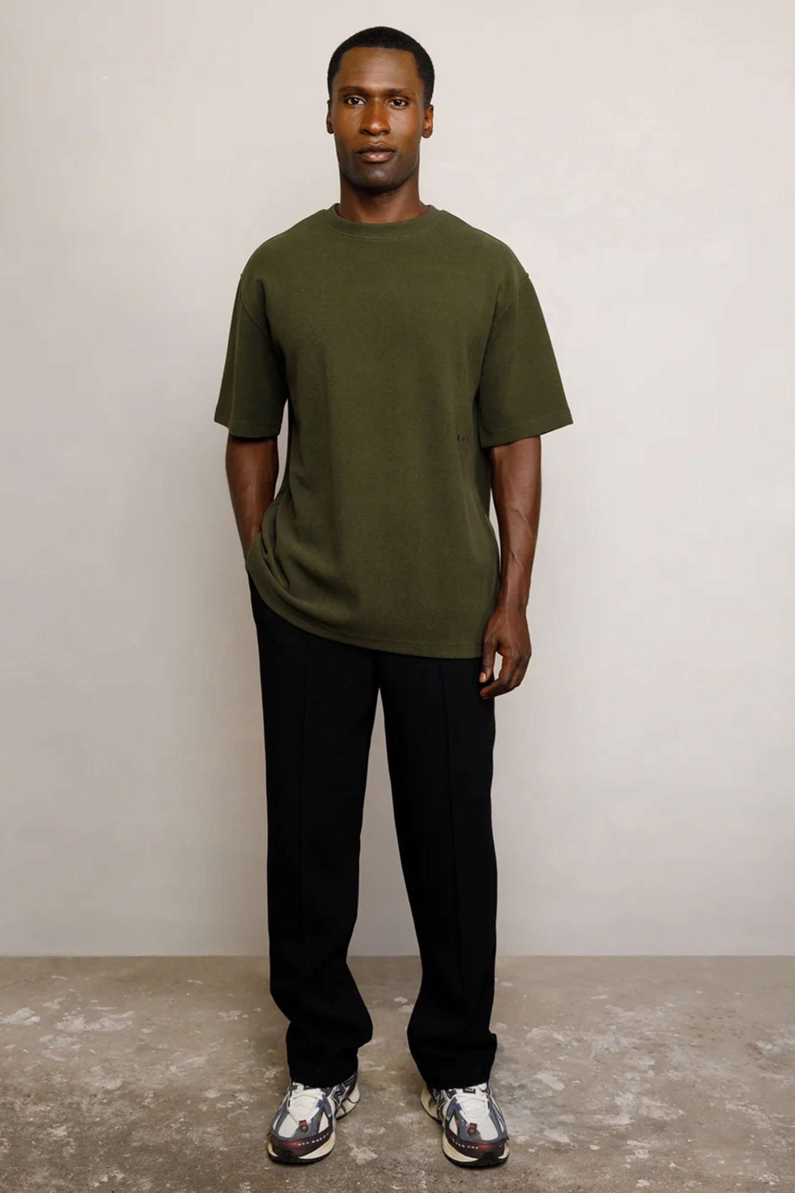 Heren t-shirt kortemouw groen