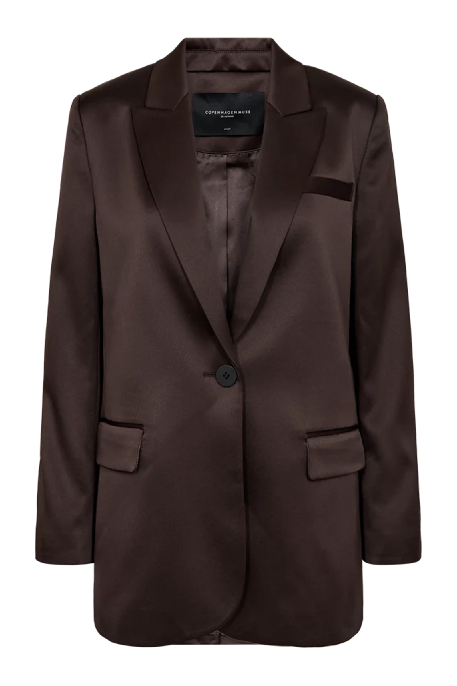 Dames blazer bruin