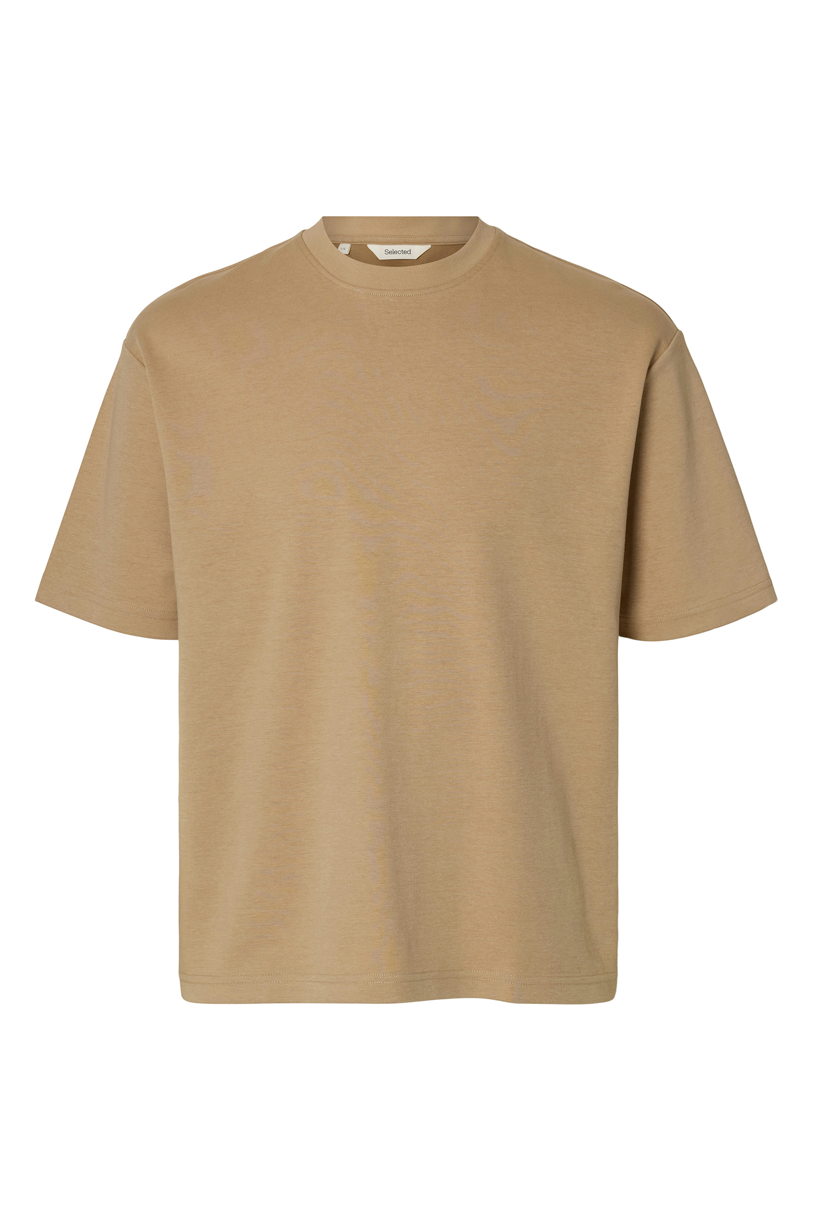 Heren t-shirt kortemouw bruin