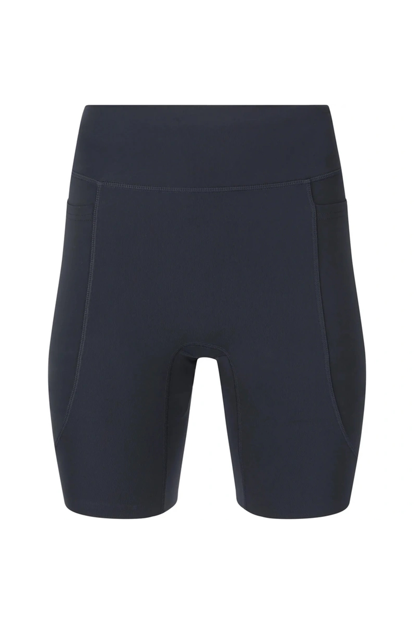 Fitness dames short tight blauw