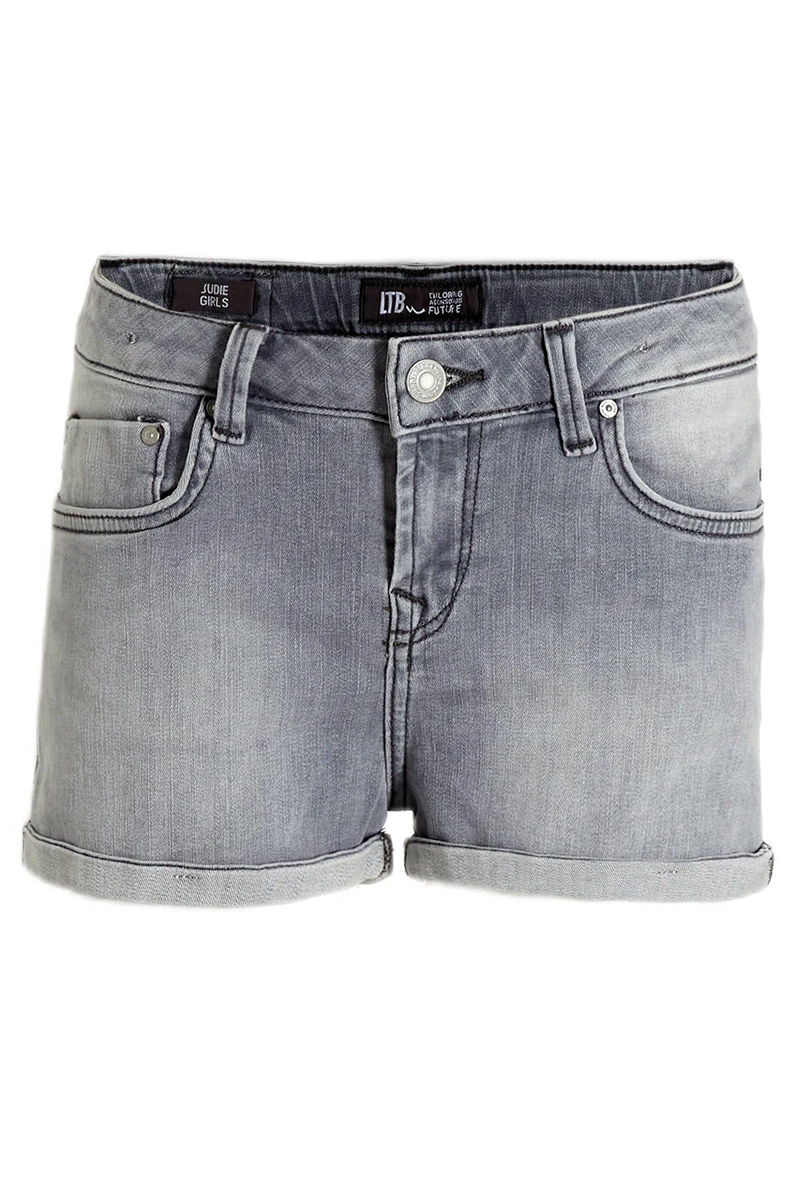 Meisjes short grijs