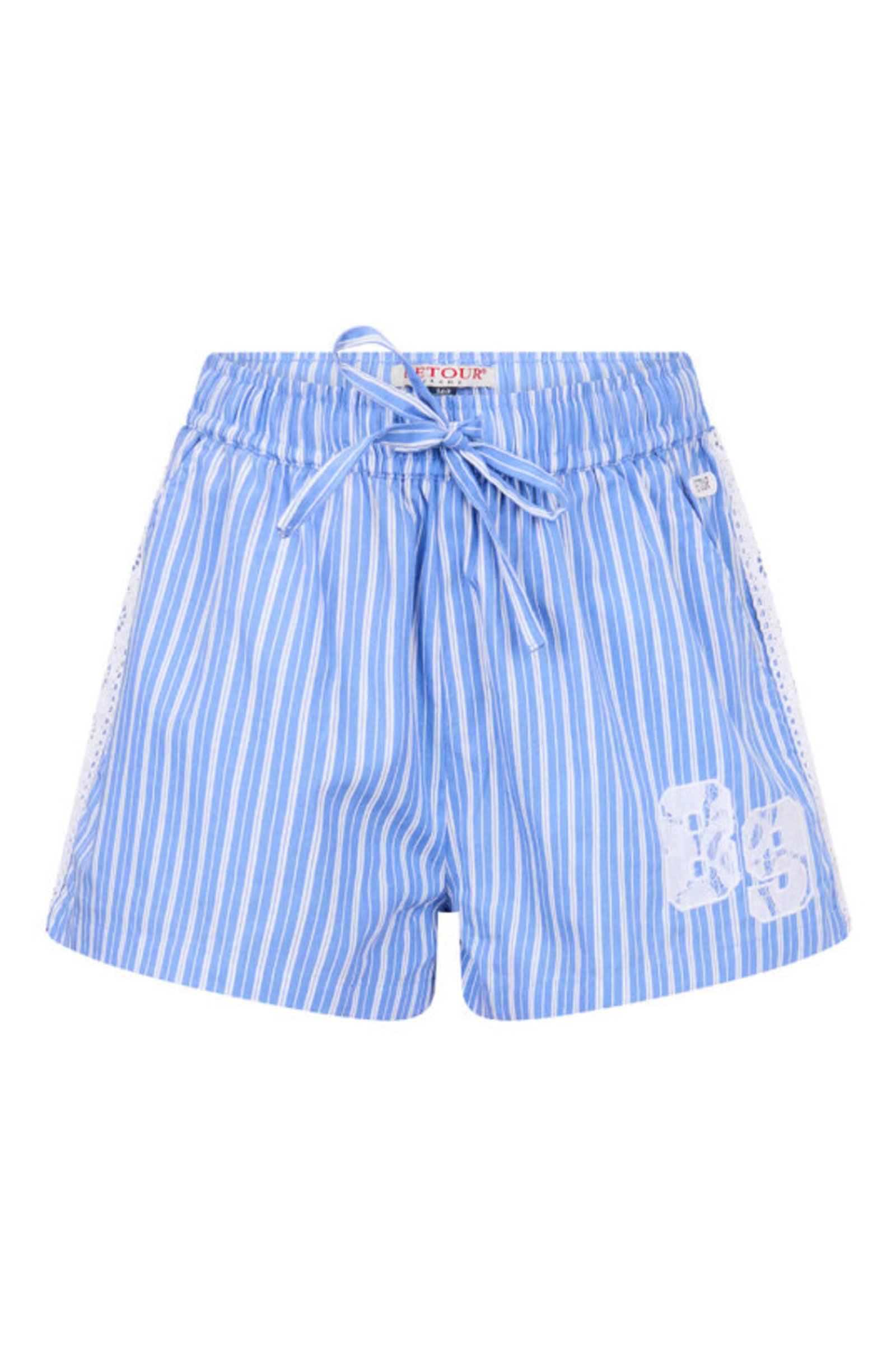 Meisjes short blauw