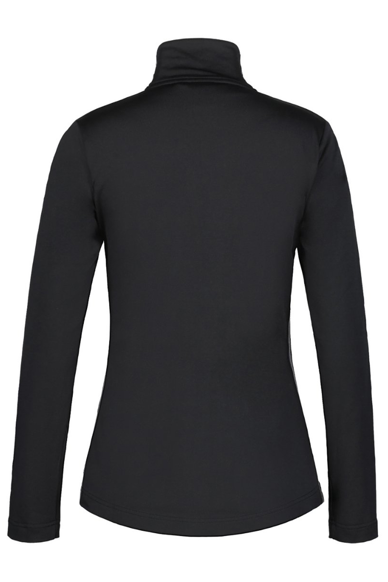 Wintersport dames pully+rits zwart