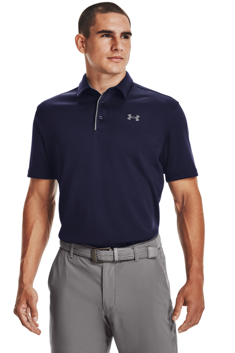 Corrupt Onnauwkeurig scheren Under Armour UA Tech polo Blauw-1 Voorwinden