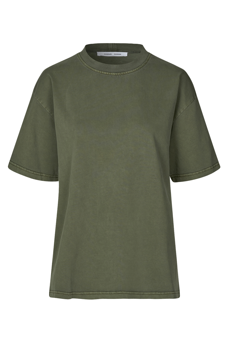 Dames t-shirt korte mouw groen
