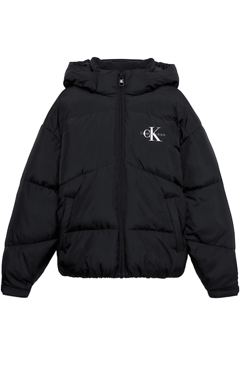 Calvin Klein Short puffer jacket Zwart-1 1