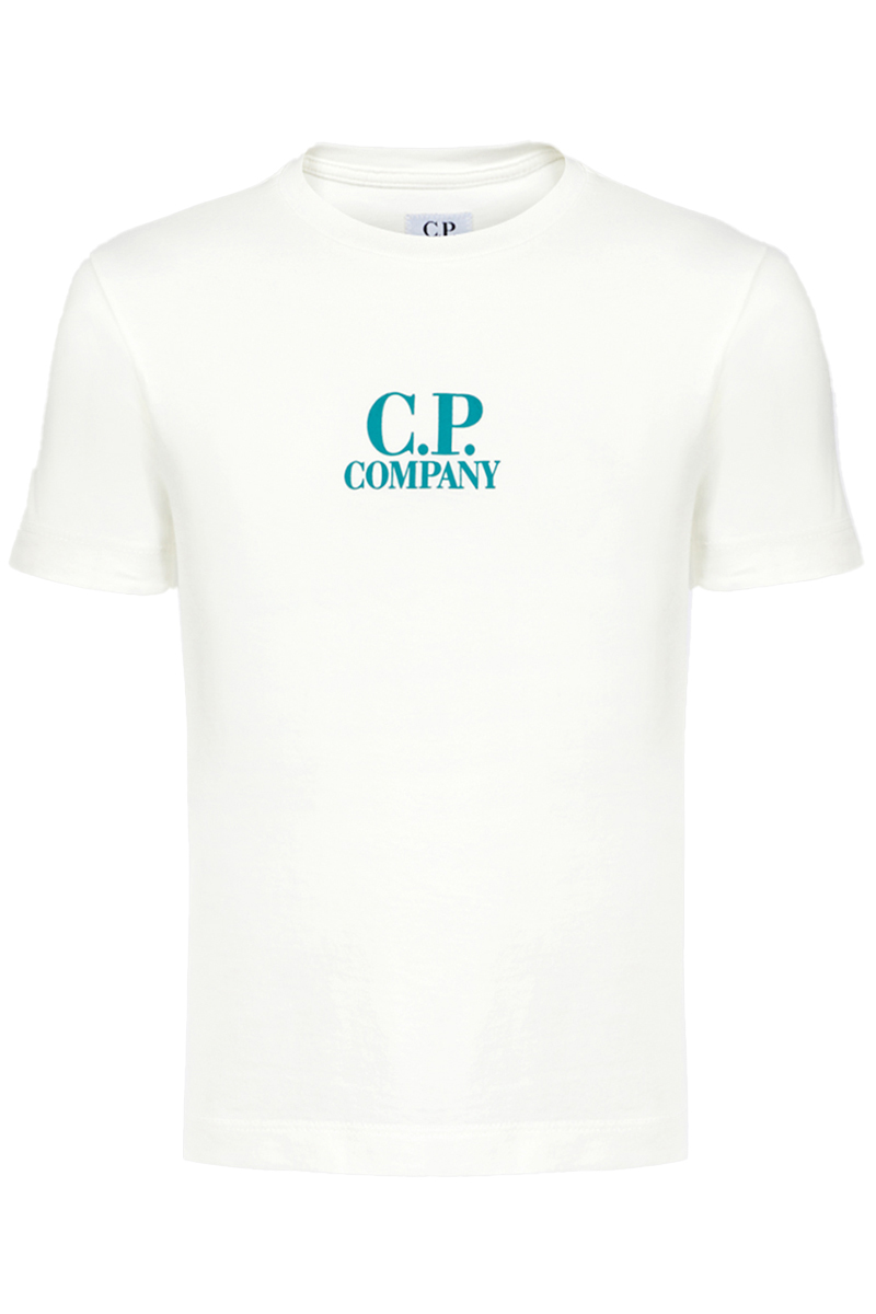 C.P. Company jersey graphic landscape tshirt Ecru-1 1