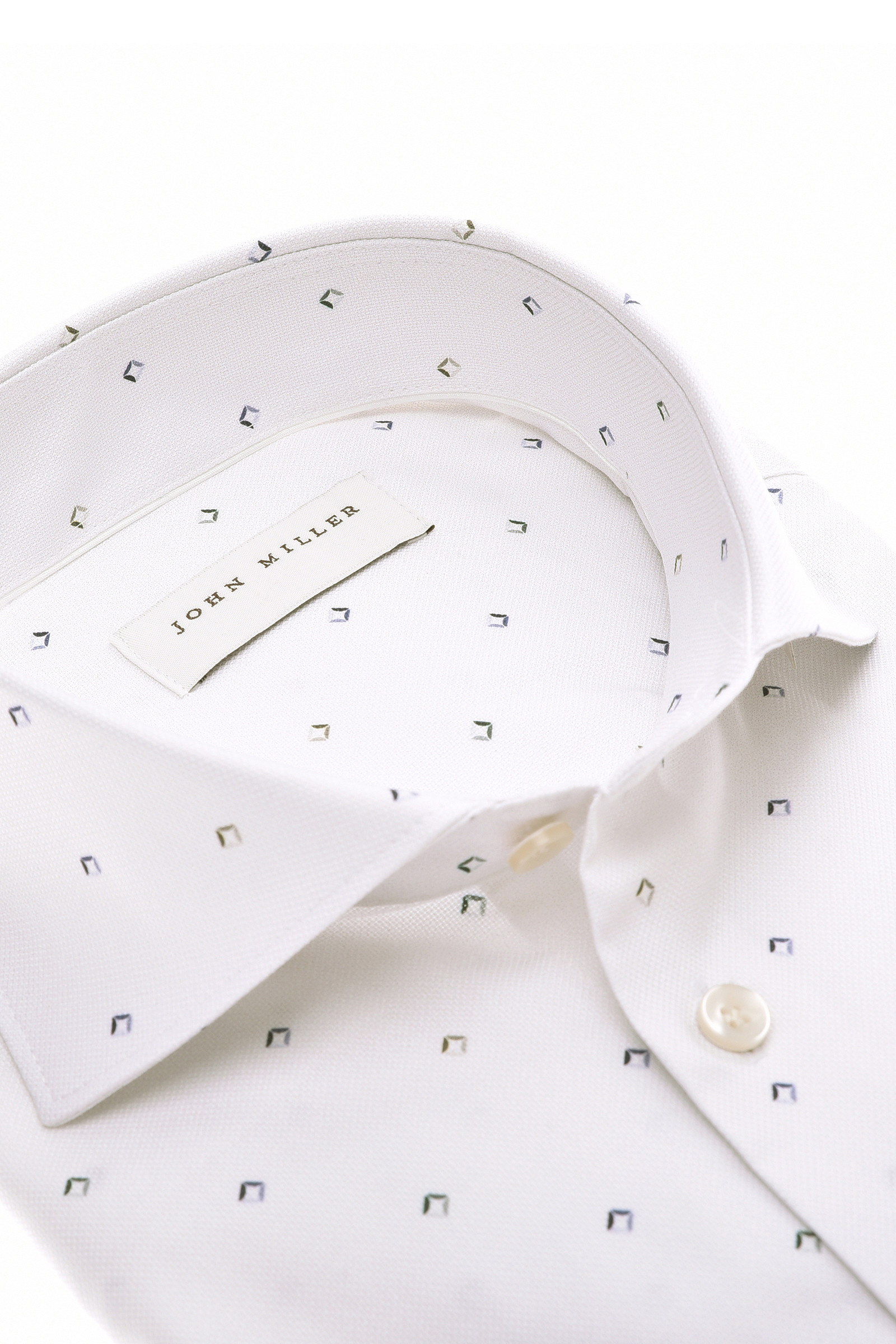 Heren overhemd lm dressual wit