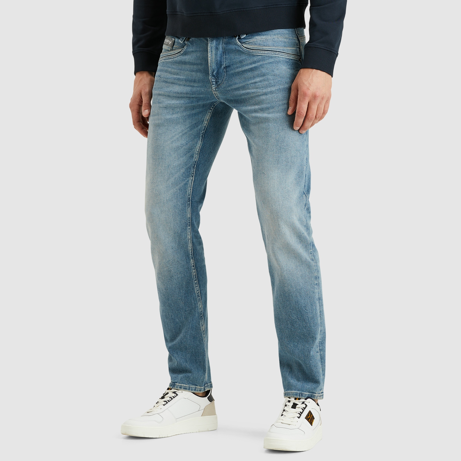 Heren pantalon blauw