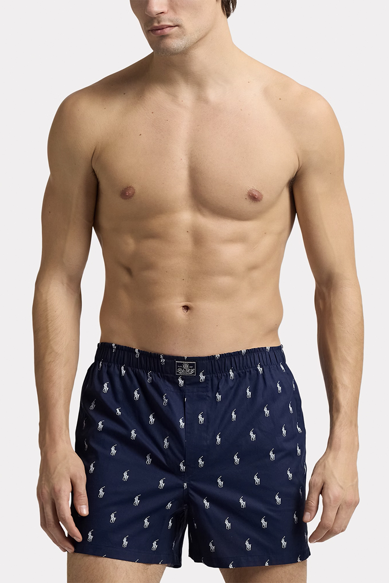 Polo Ralph Lauren Open boxer 3 pack Blauw-Multicolour 4