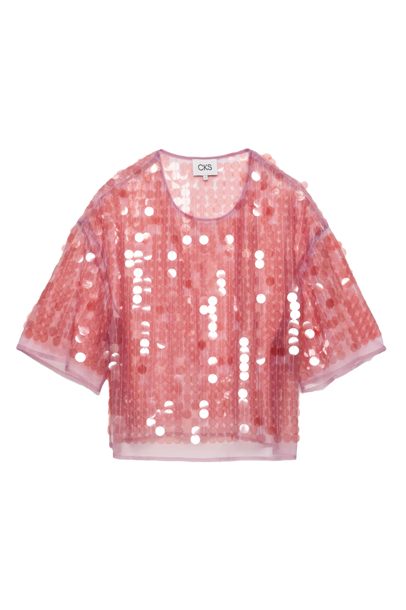 Dames top rose