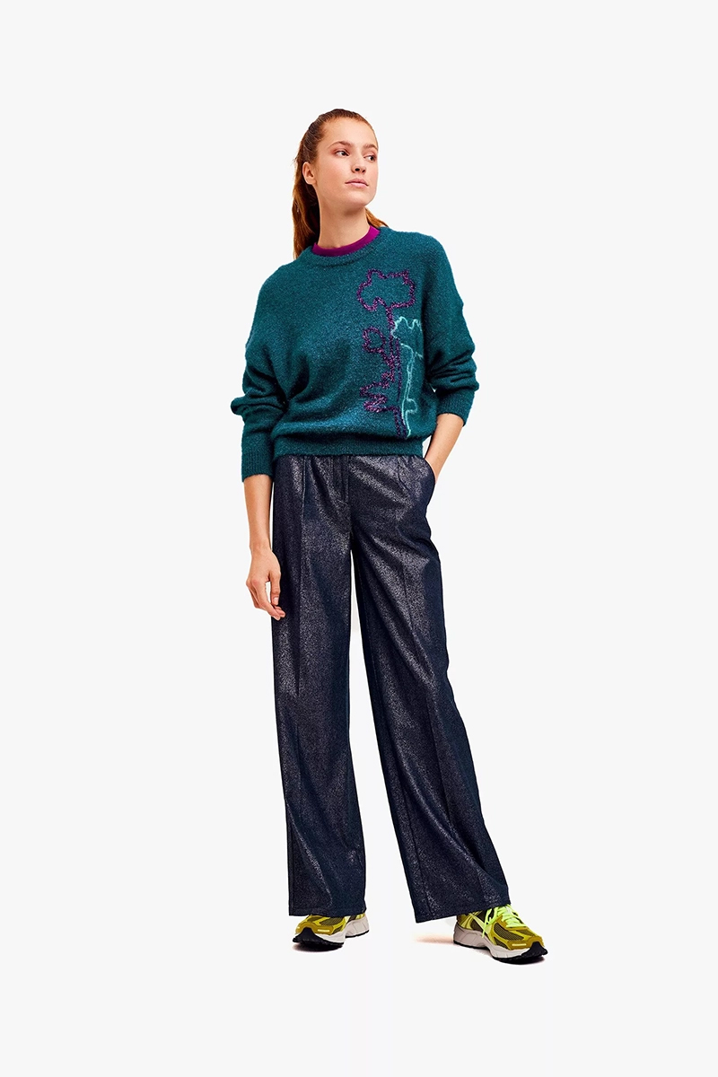 Dames trui blauw