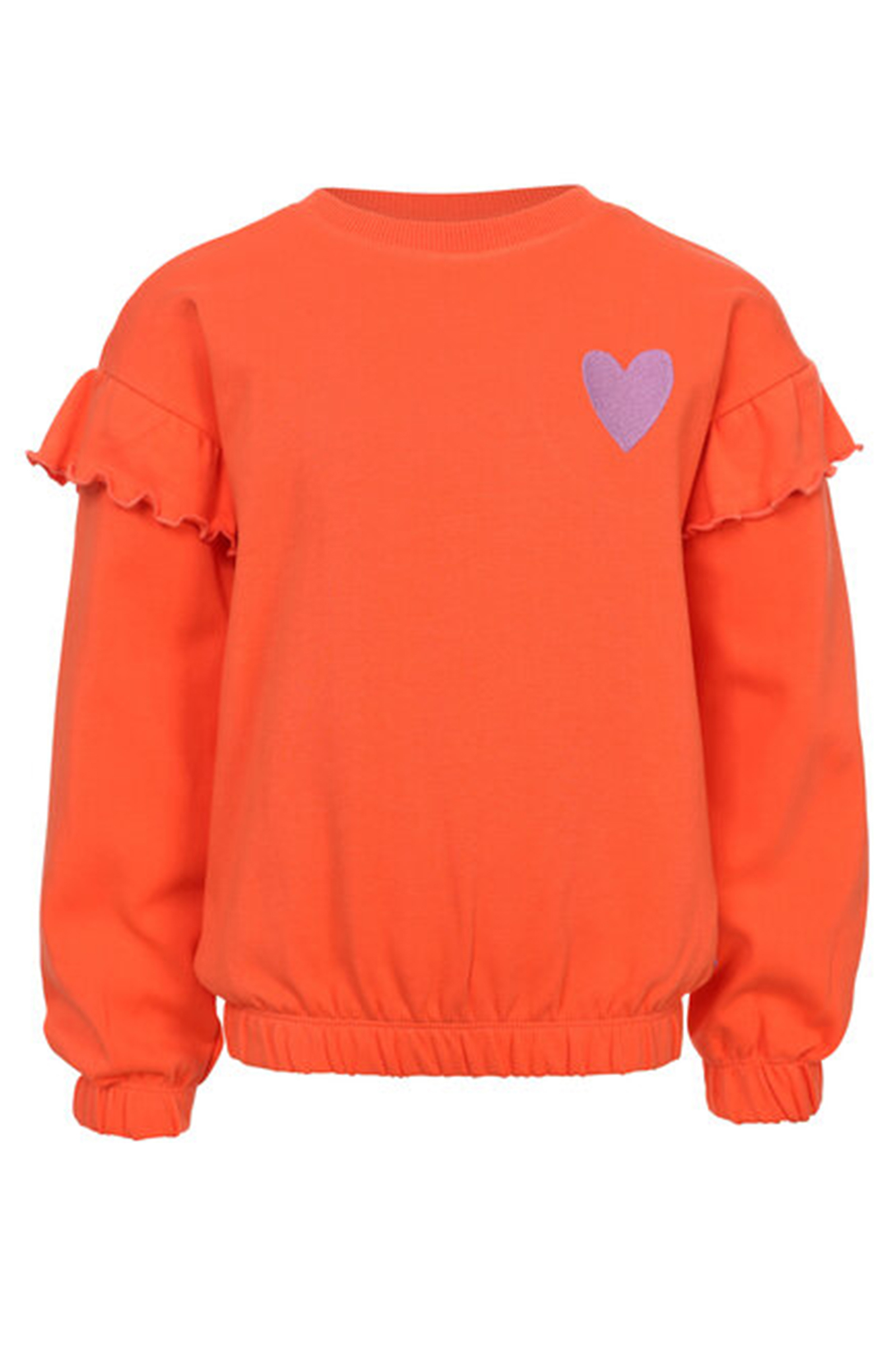 Meisjes sweater oranje