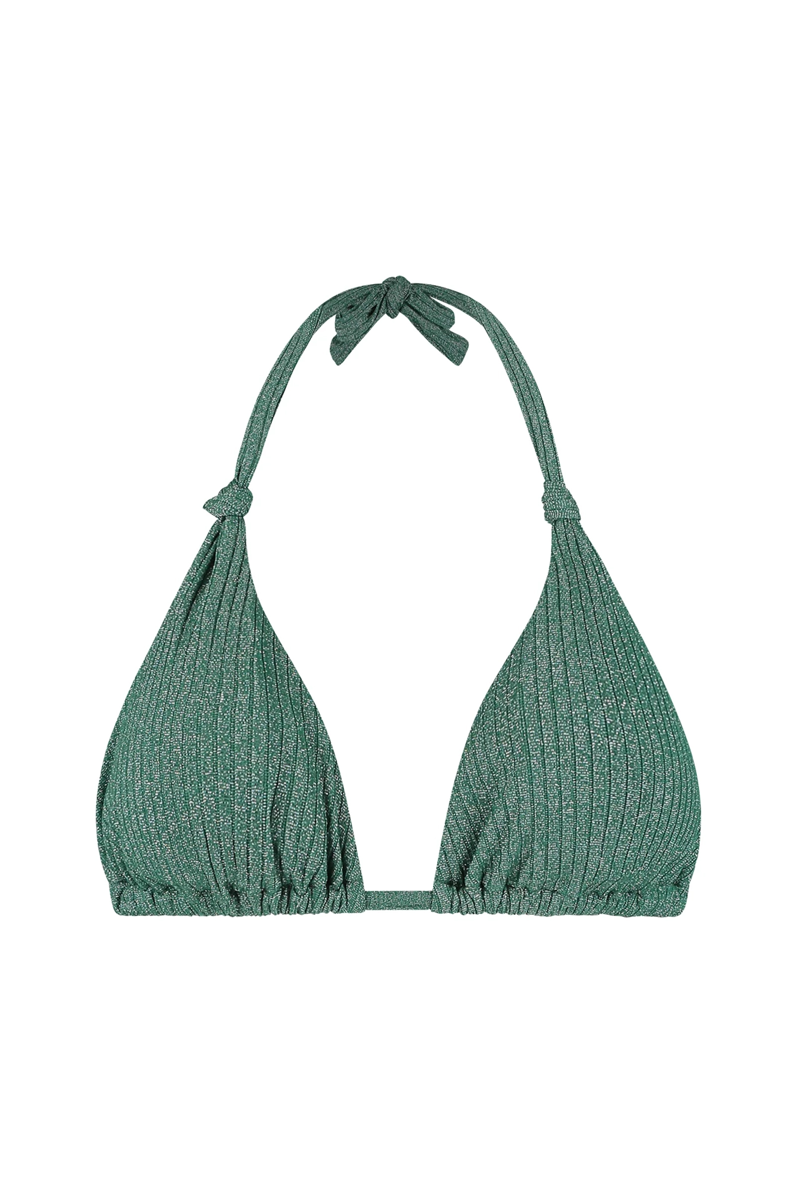 Bad/beach dames bikini top groen