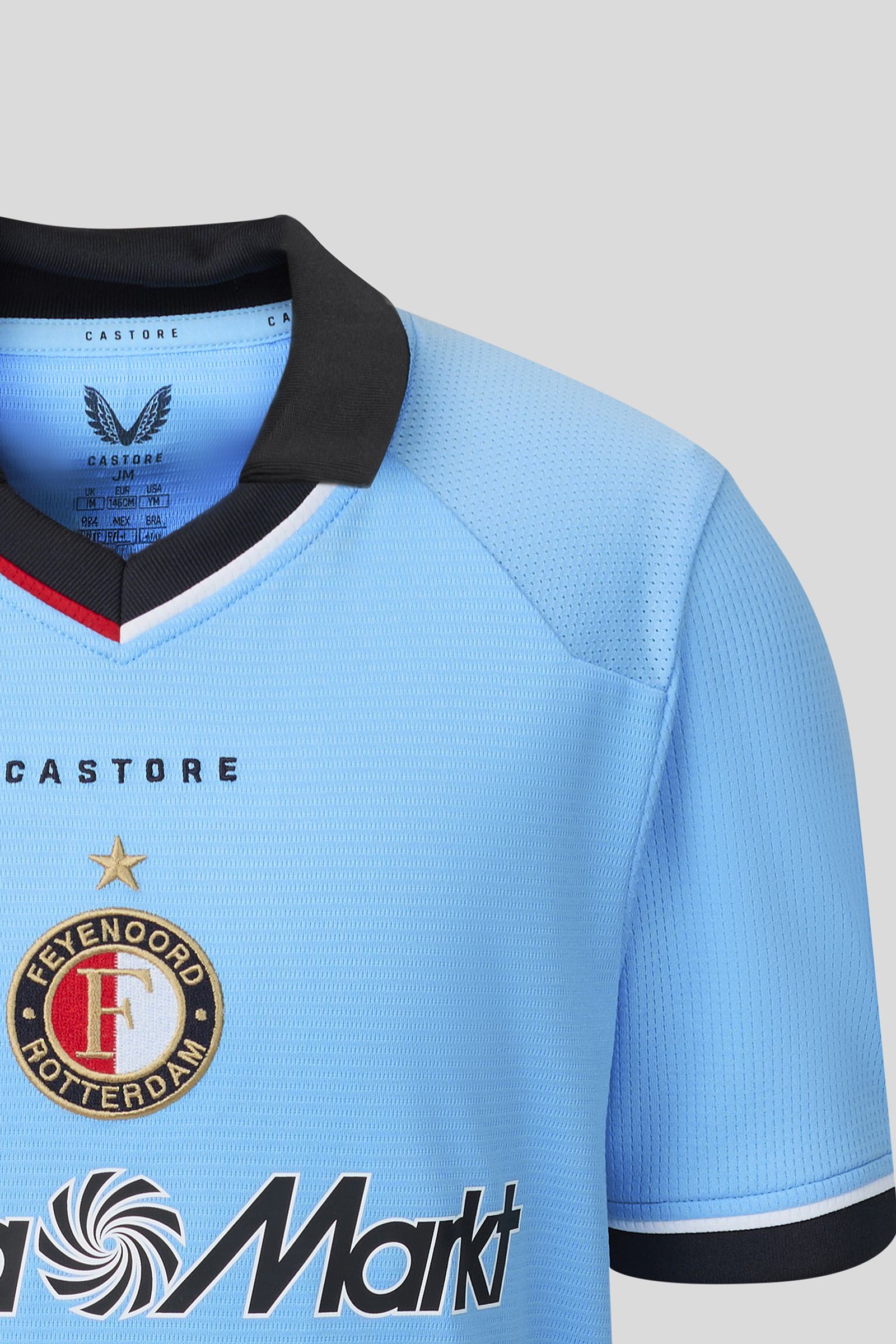 Voetbal heren club t-shirt blauw