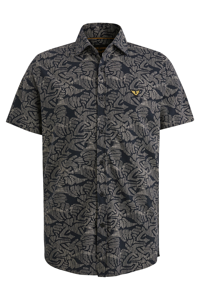Short Sleeve Shirt Print on Jersey Pique