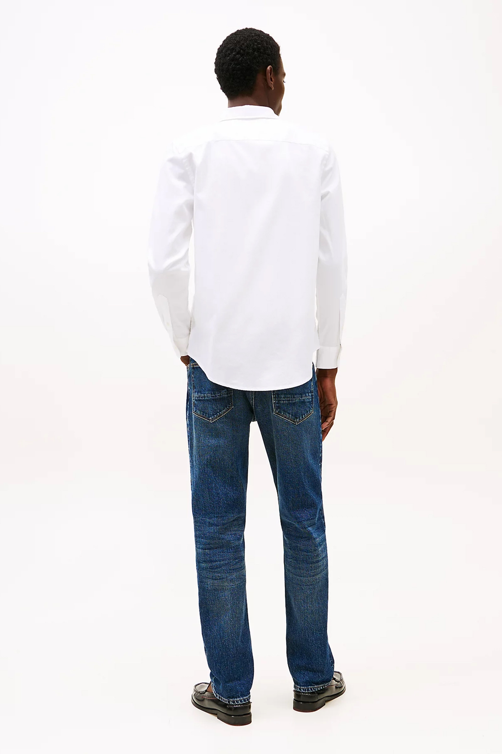 Tommy Hilfiger FLEX DOBBY SF SHIRT Wit 3