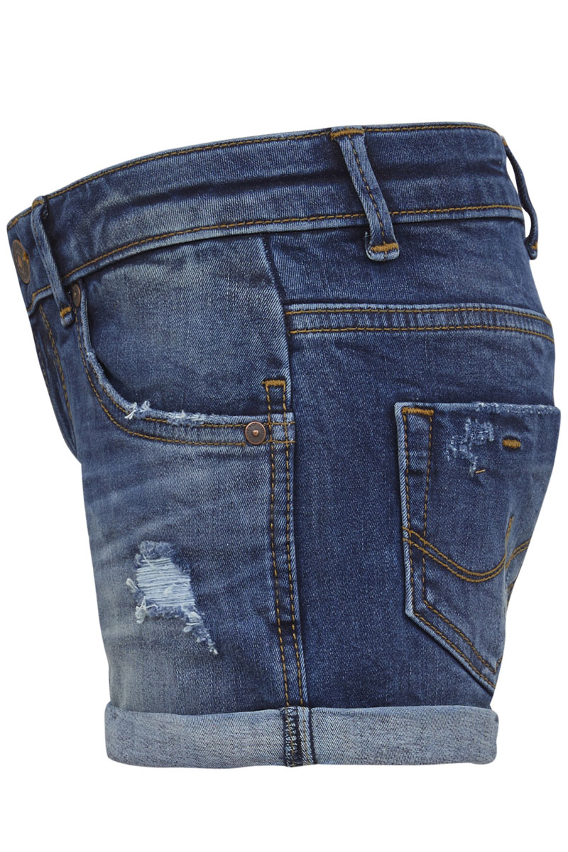 Meisjes short blauw