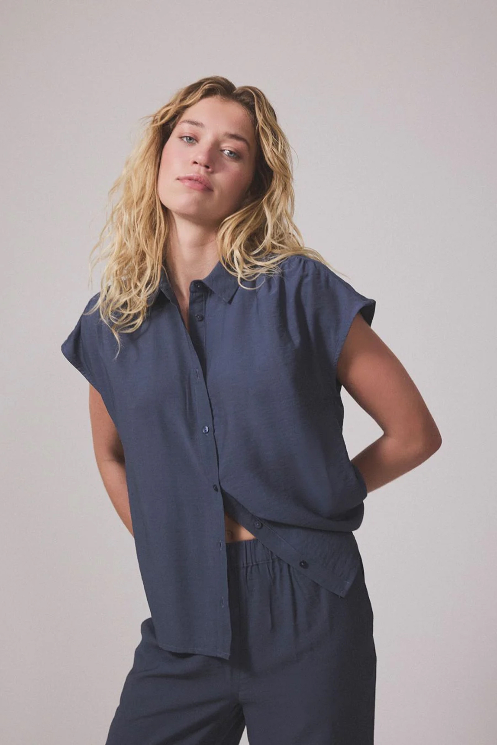 Modström Nicki ss shirt Blauw-1 2