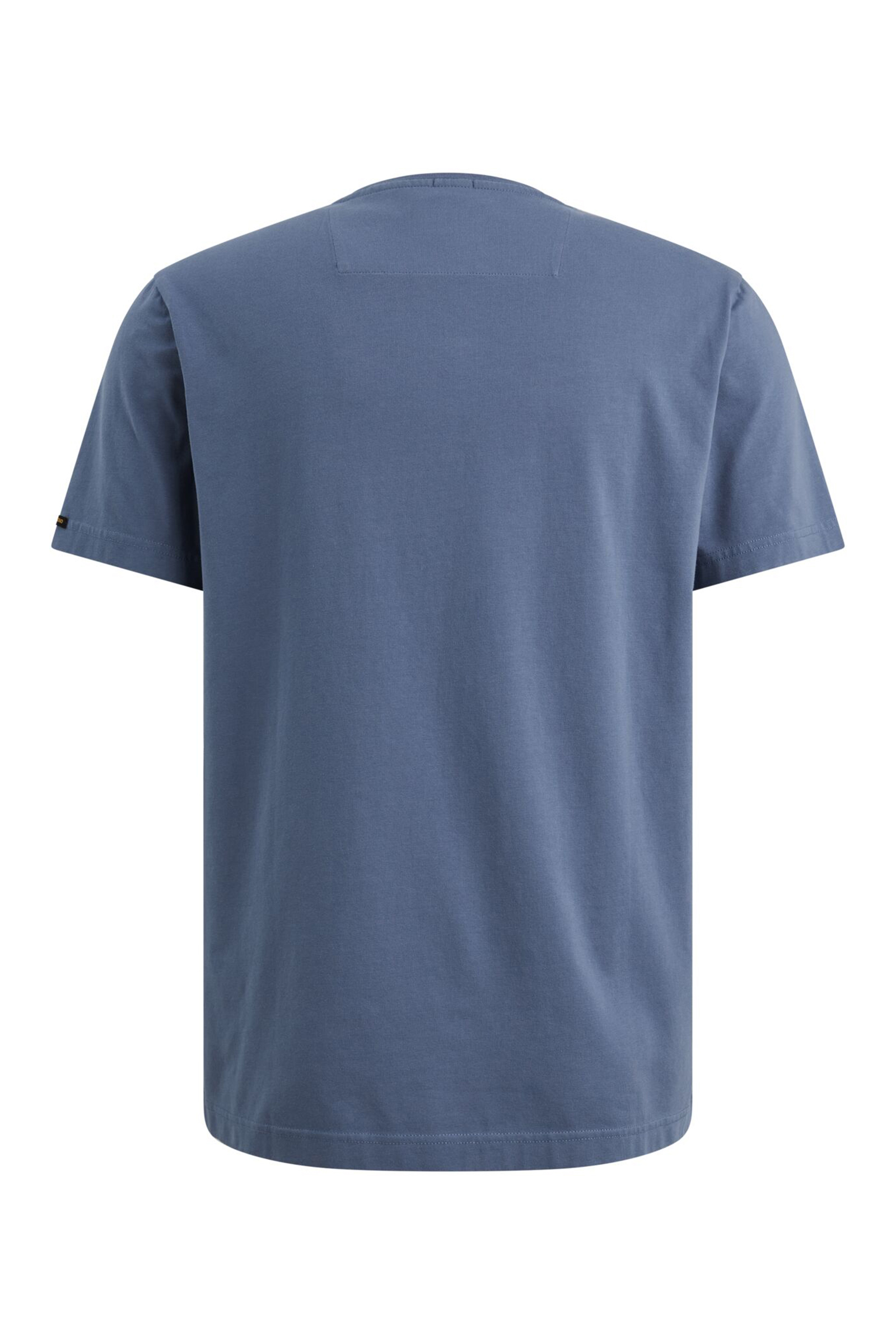 Heren t-shirt kortemouw blauw