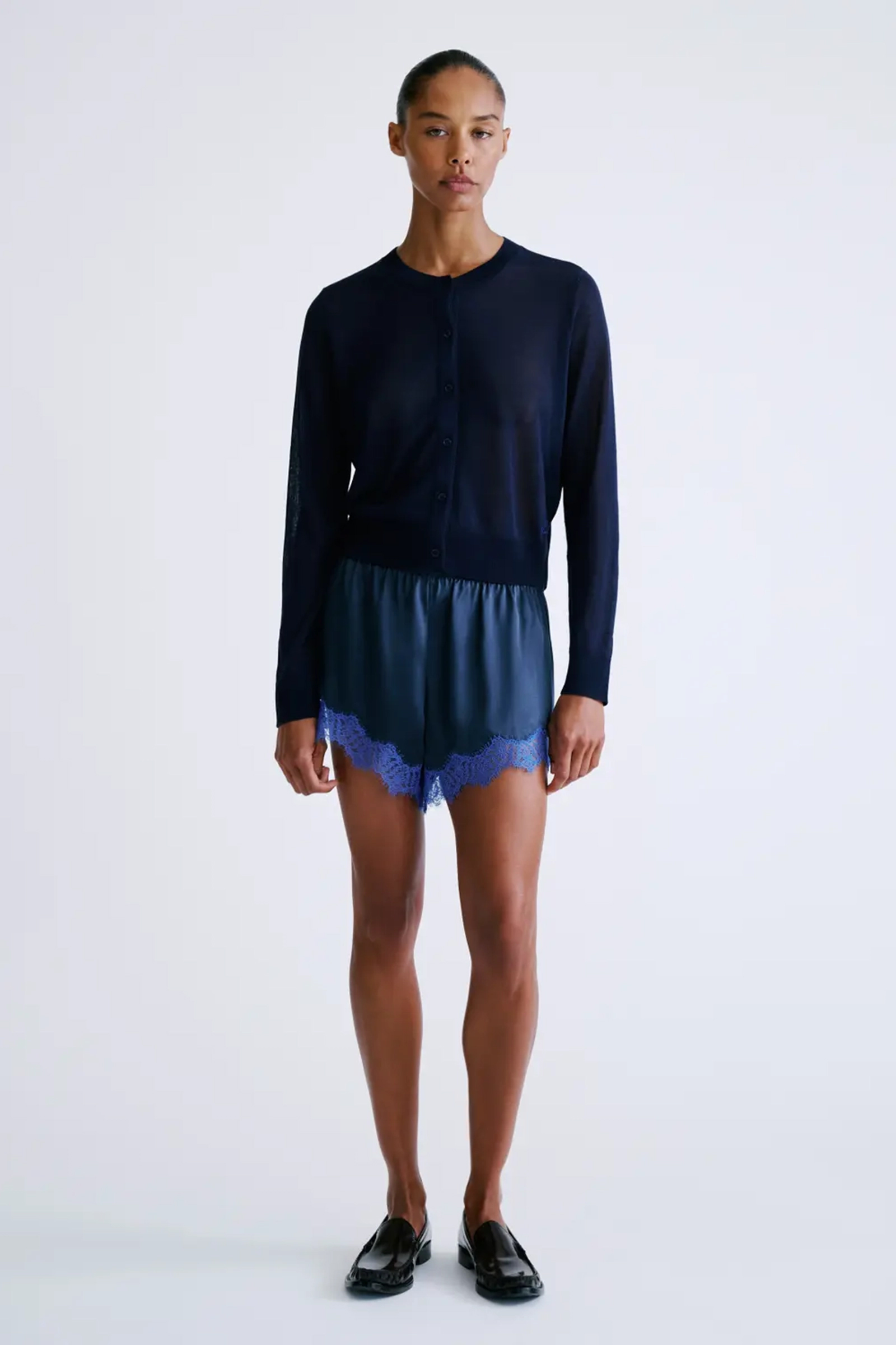 Dames vest blauw