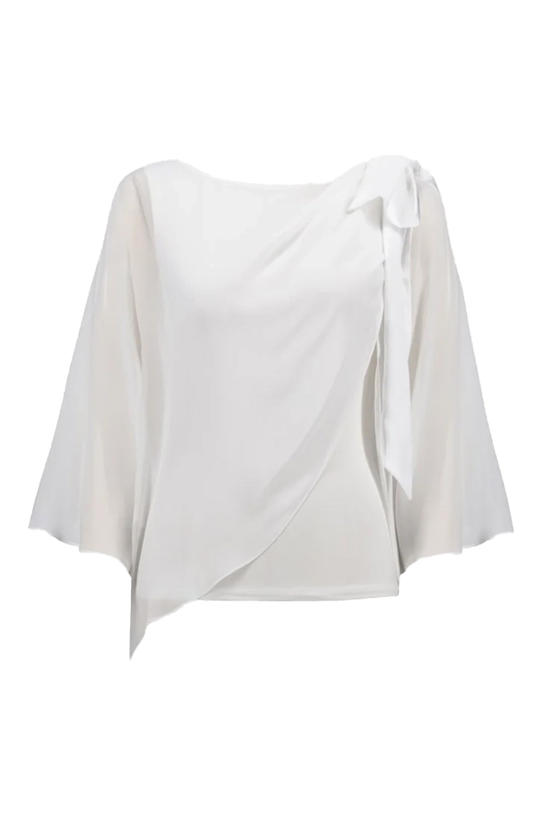 Dames top ecru