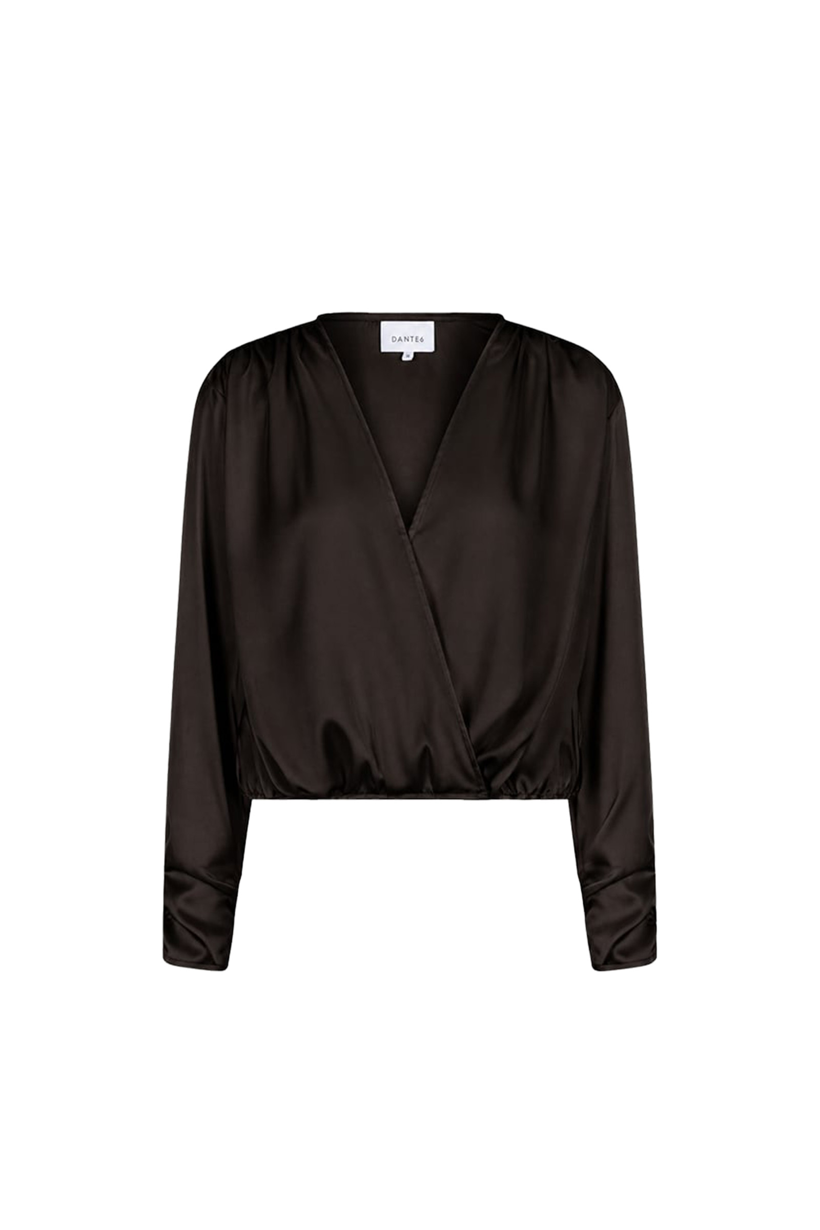Dames top bruin