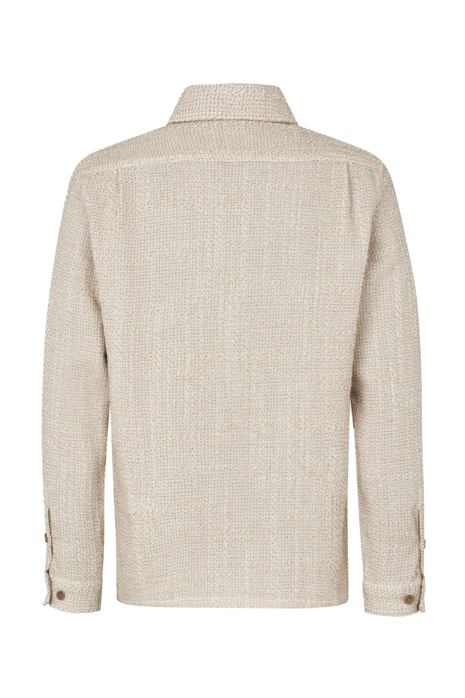 Heren overshirt ecru