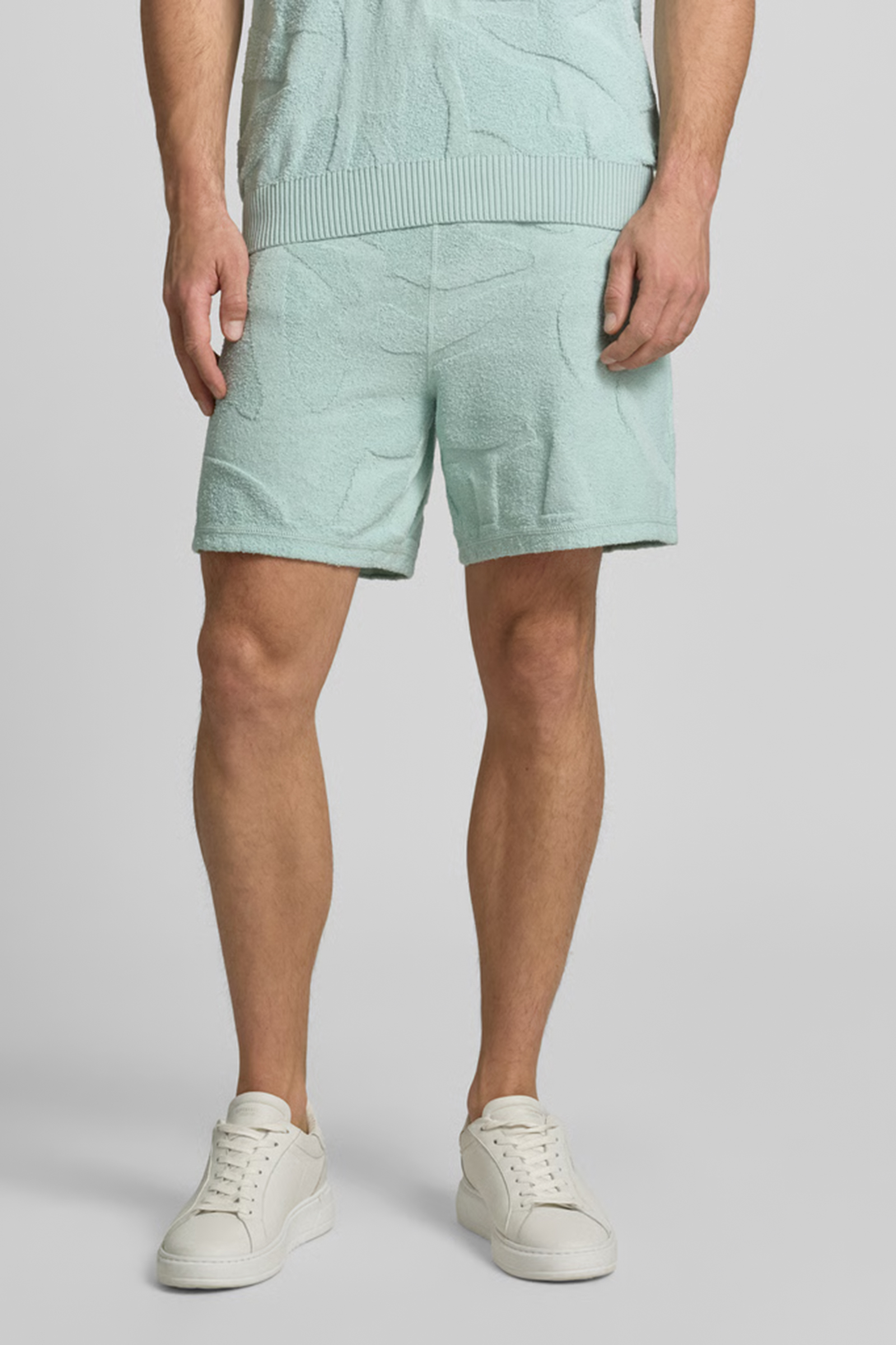Heren short blauw