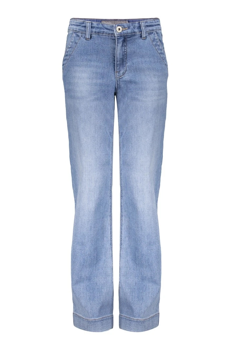 Geisha Jeans wide Blauw-1 1