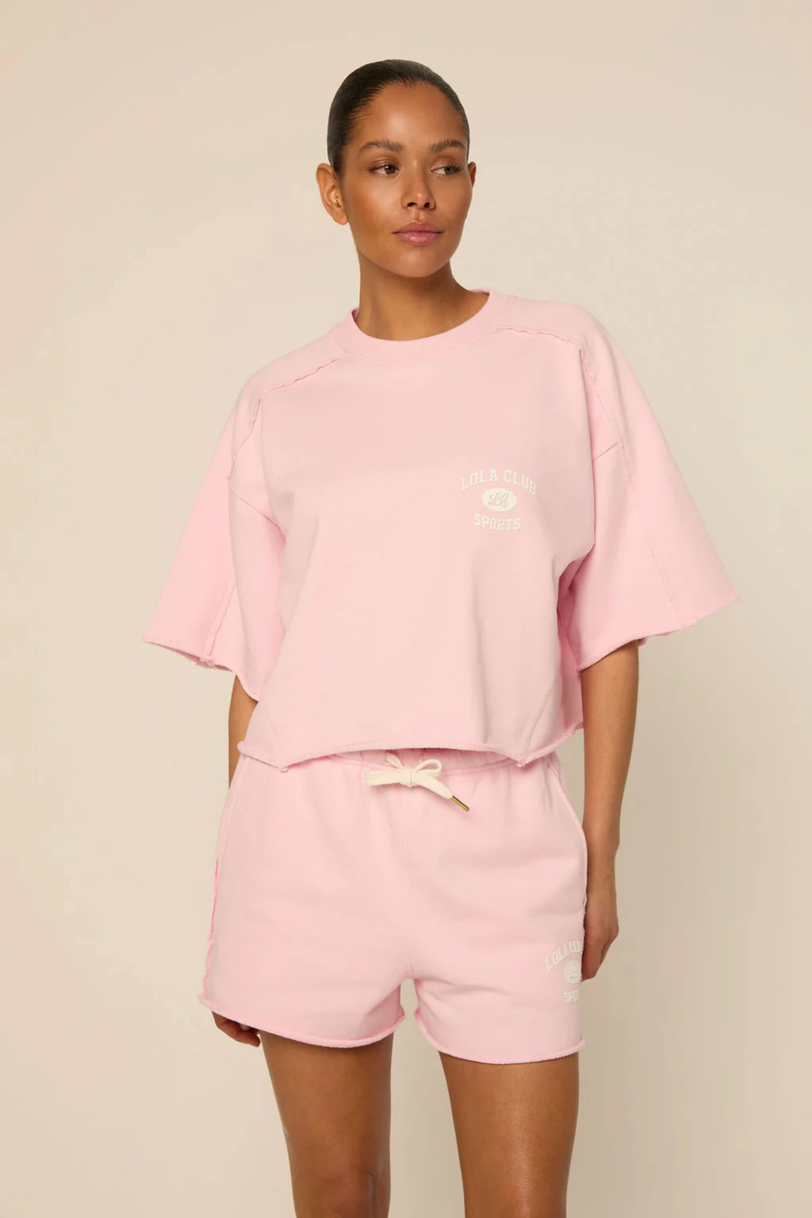Casual dames sweater rose