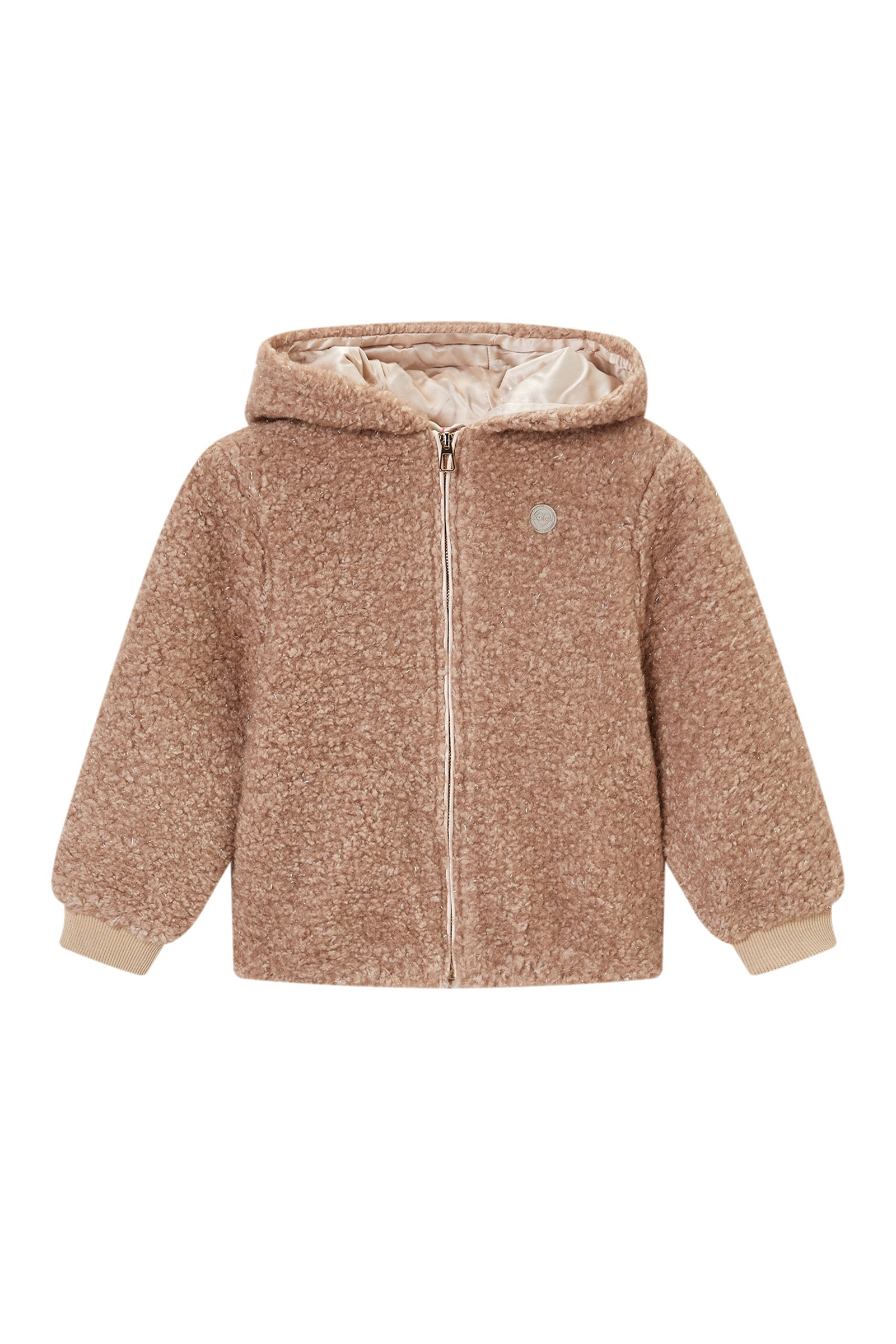Meisjes vest bruin