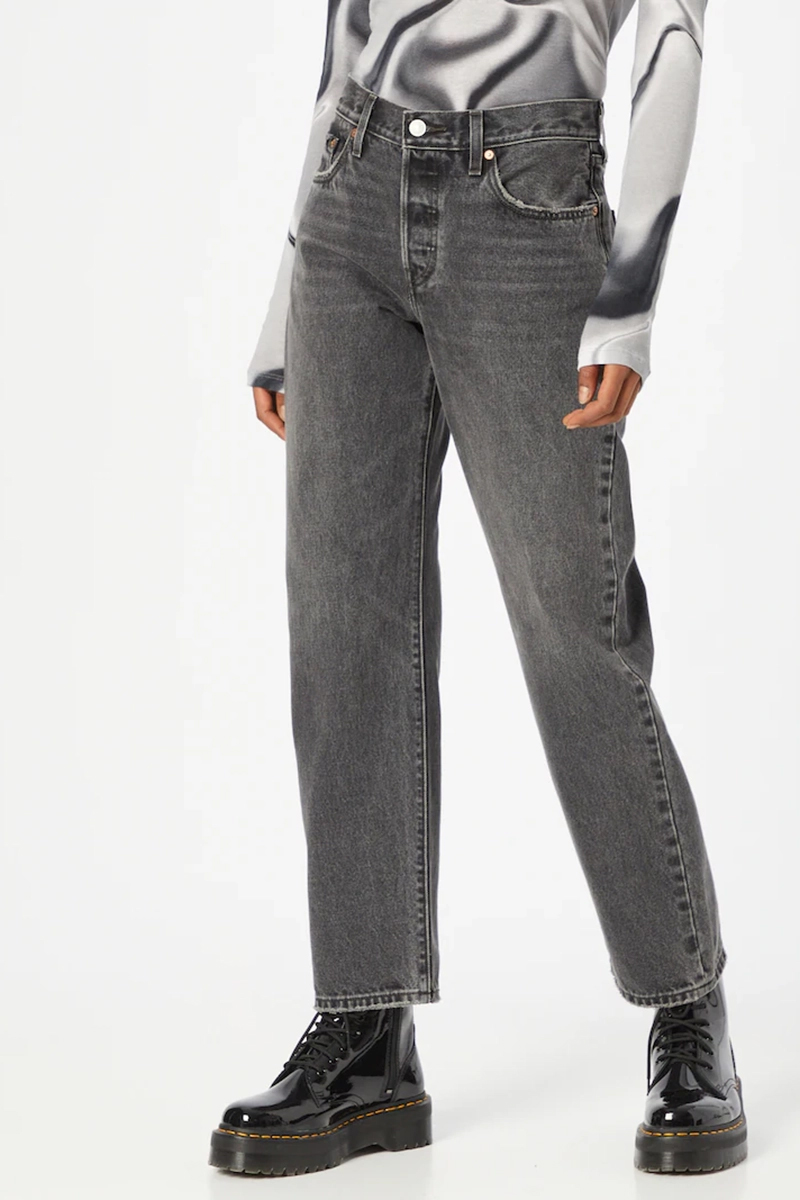 Levi's 501 black in worn Zwart-1 2