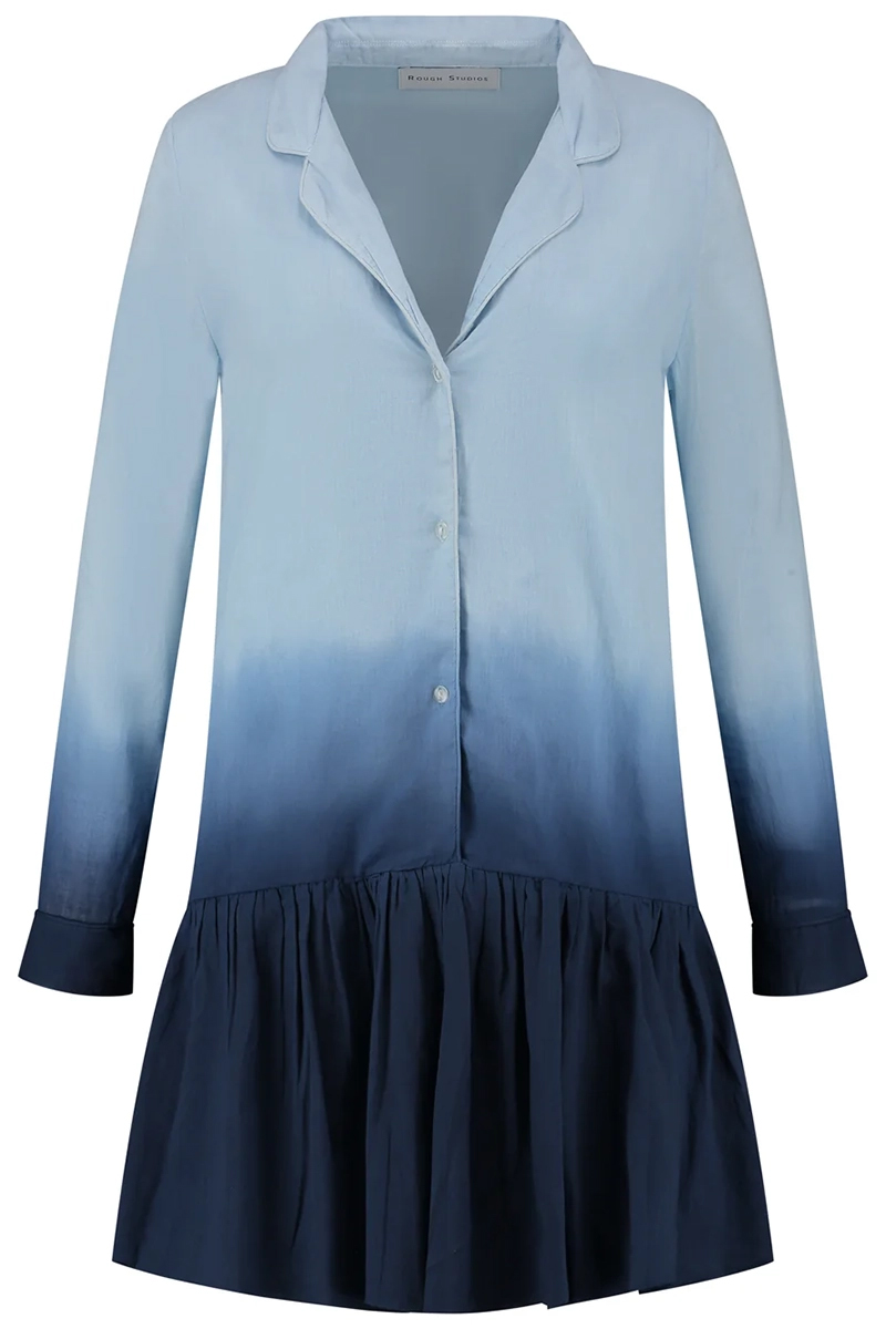 Dames jurk blauw