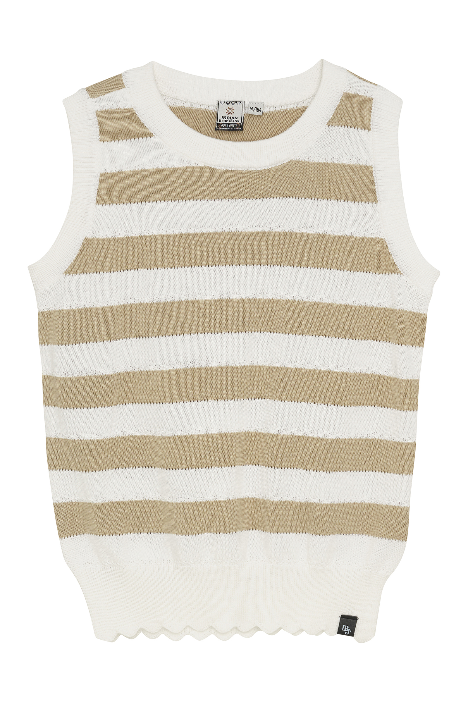 Meisjes top bruin