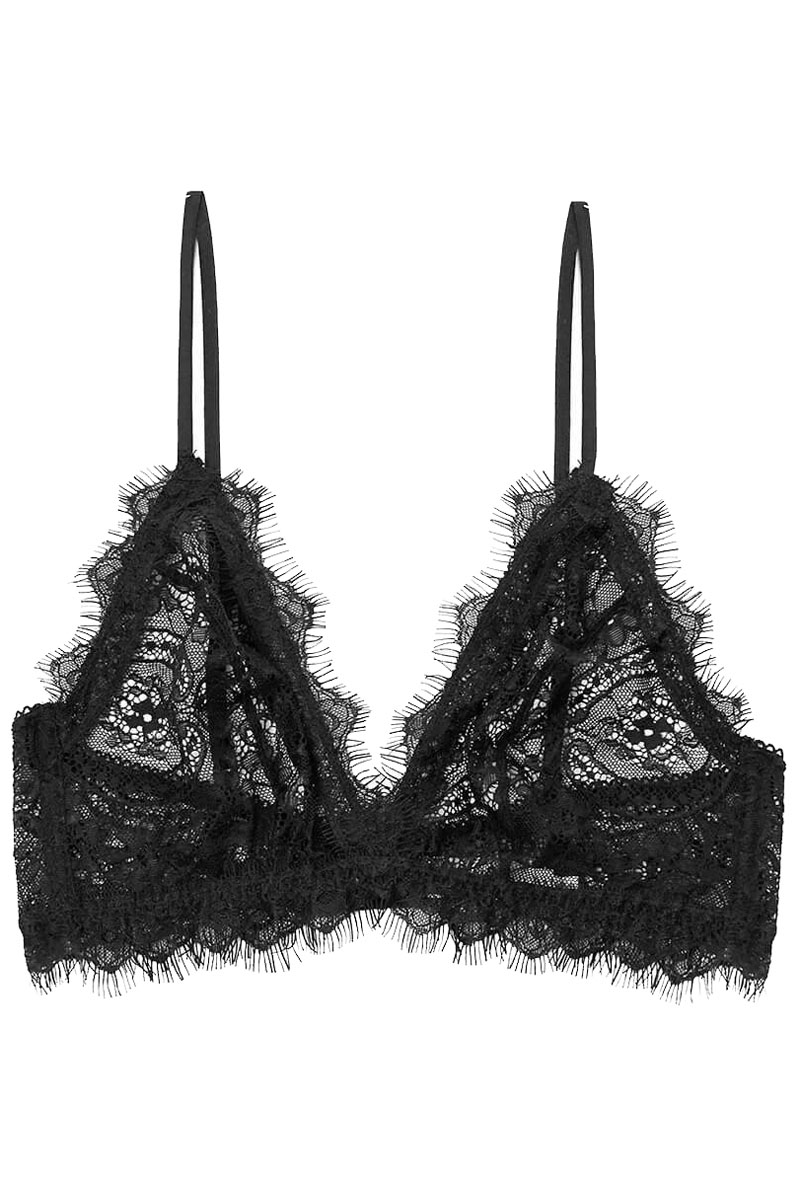 Anine Bing lace bra Zwart-1 1