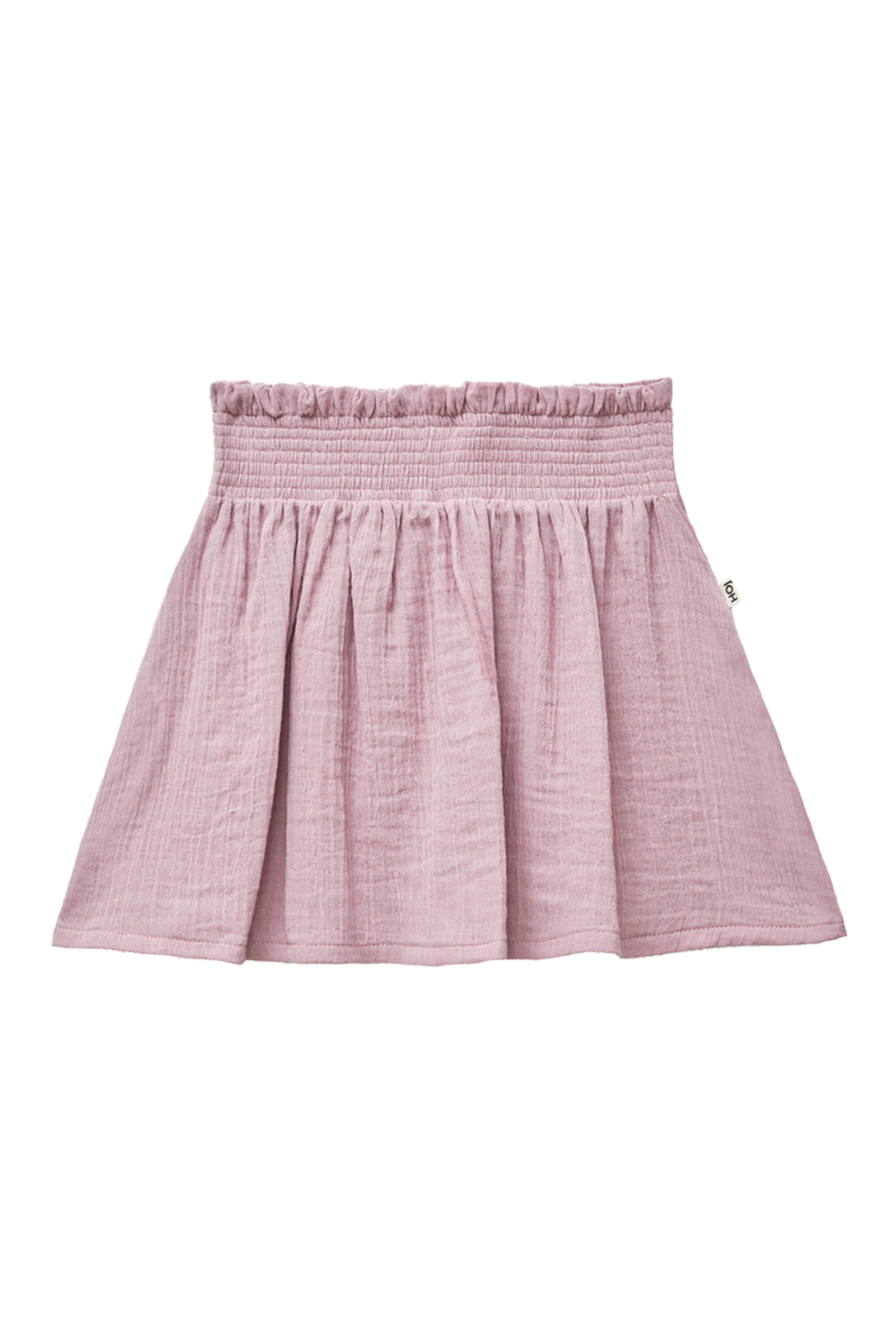 House Of Jamie Smocked skirt Paars-1 1