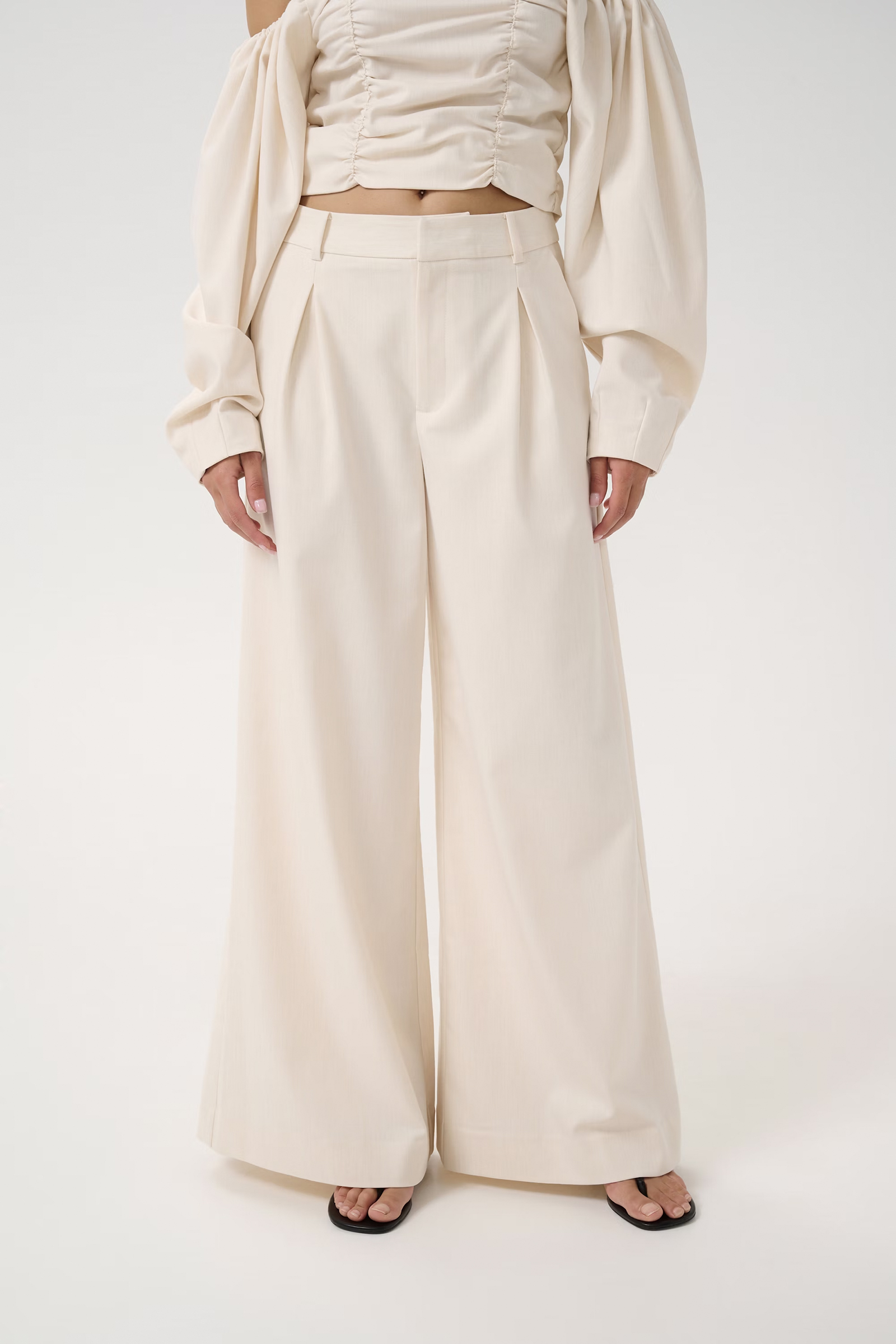 Gestuz GZdecia pants Ecru-1 2