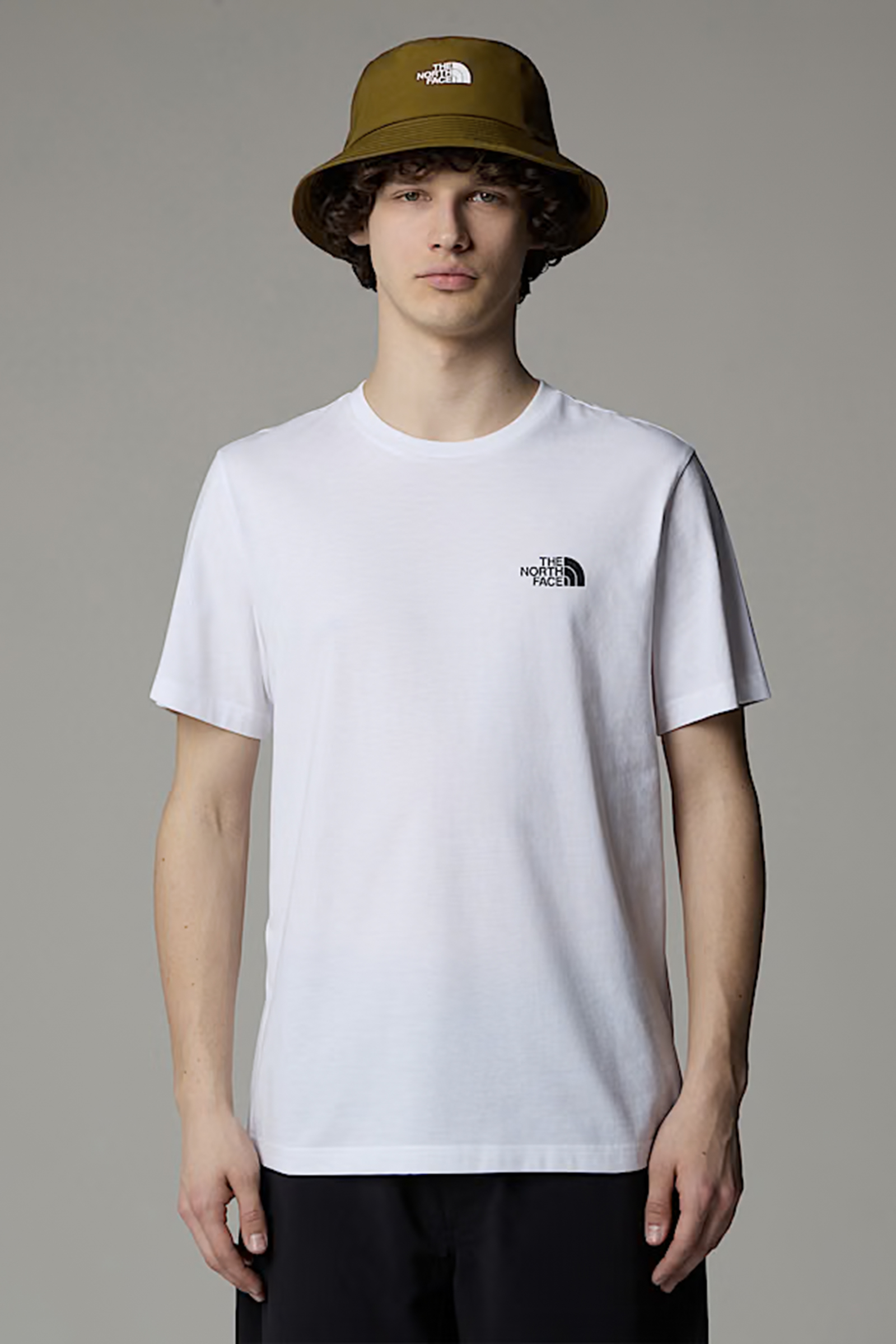 The North Face M S/S SIMPLE DOME TEE Wit-1 2