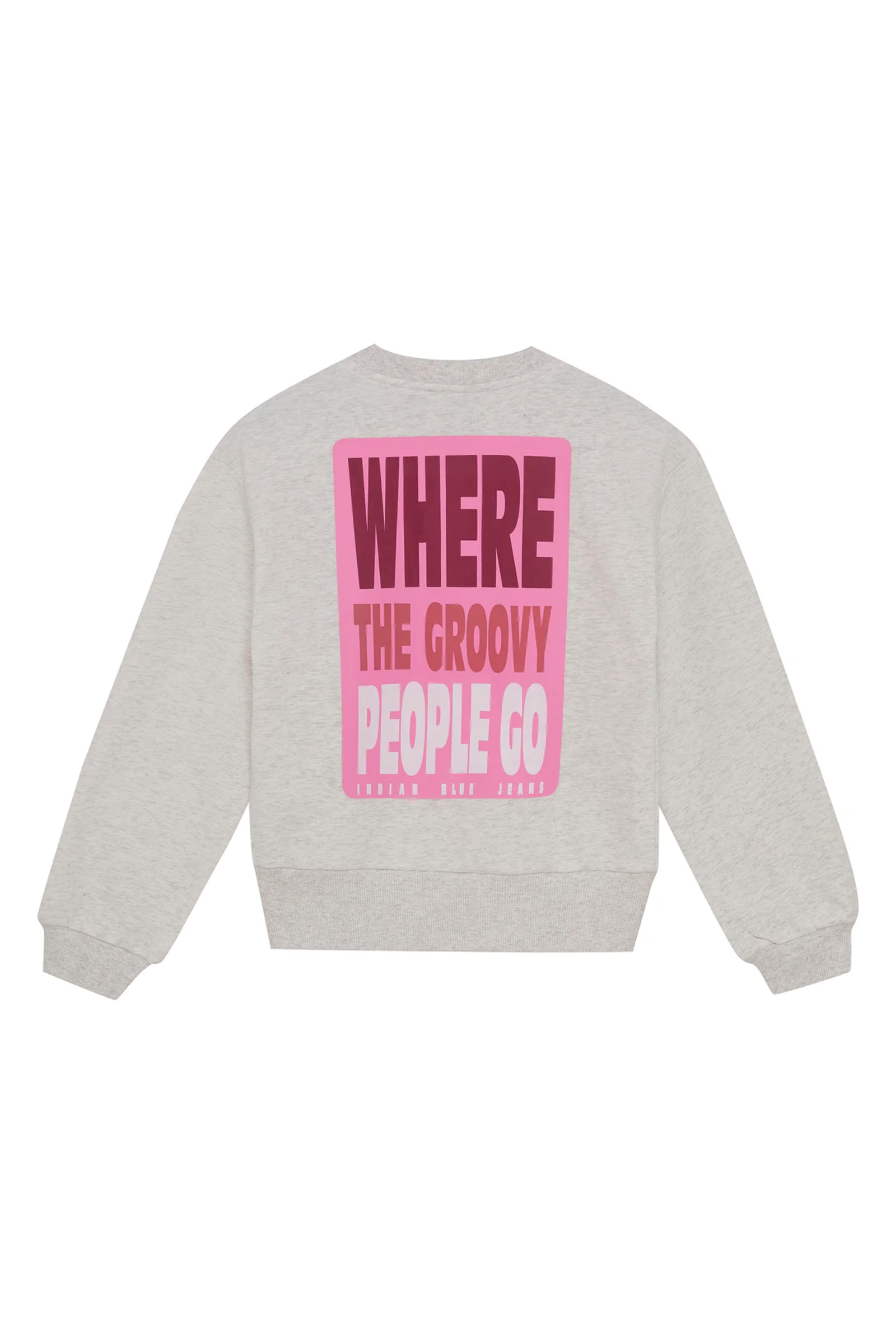 Meisjes sweater ecru