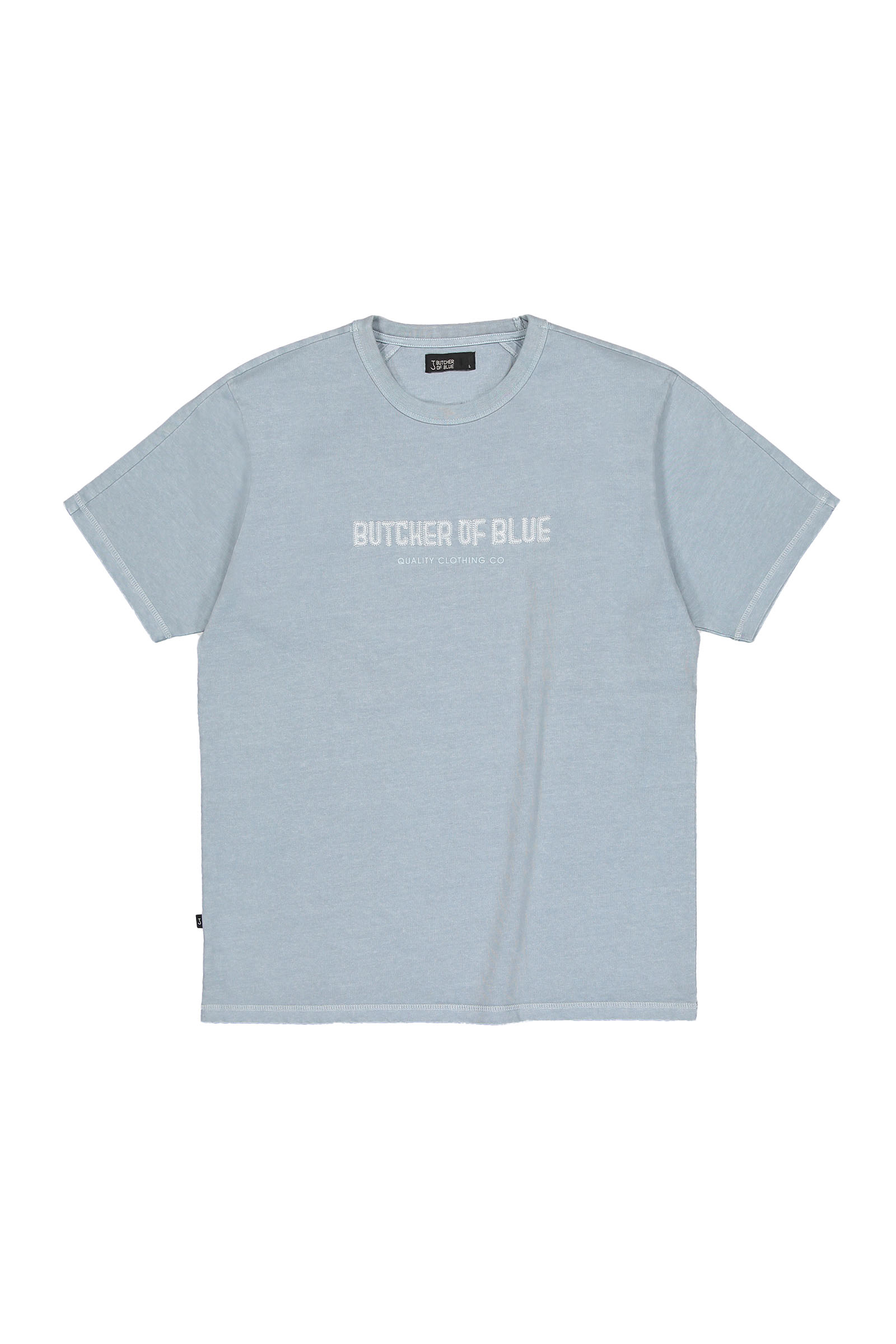 Heren t-shirt kortemouw blauw